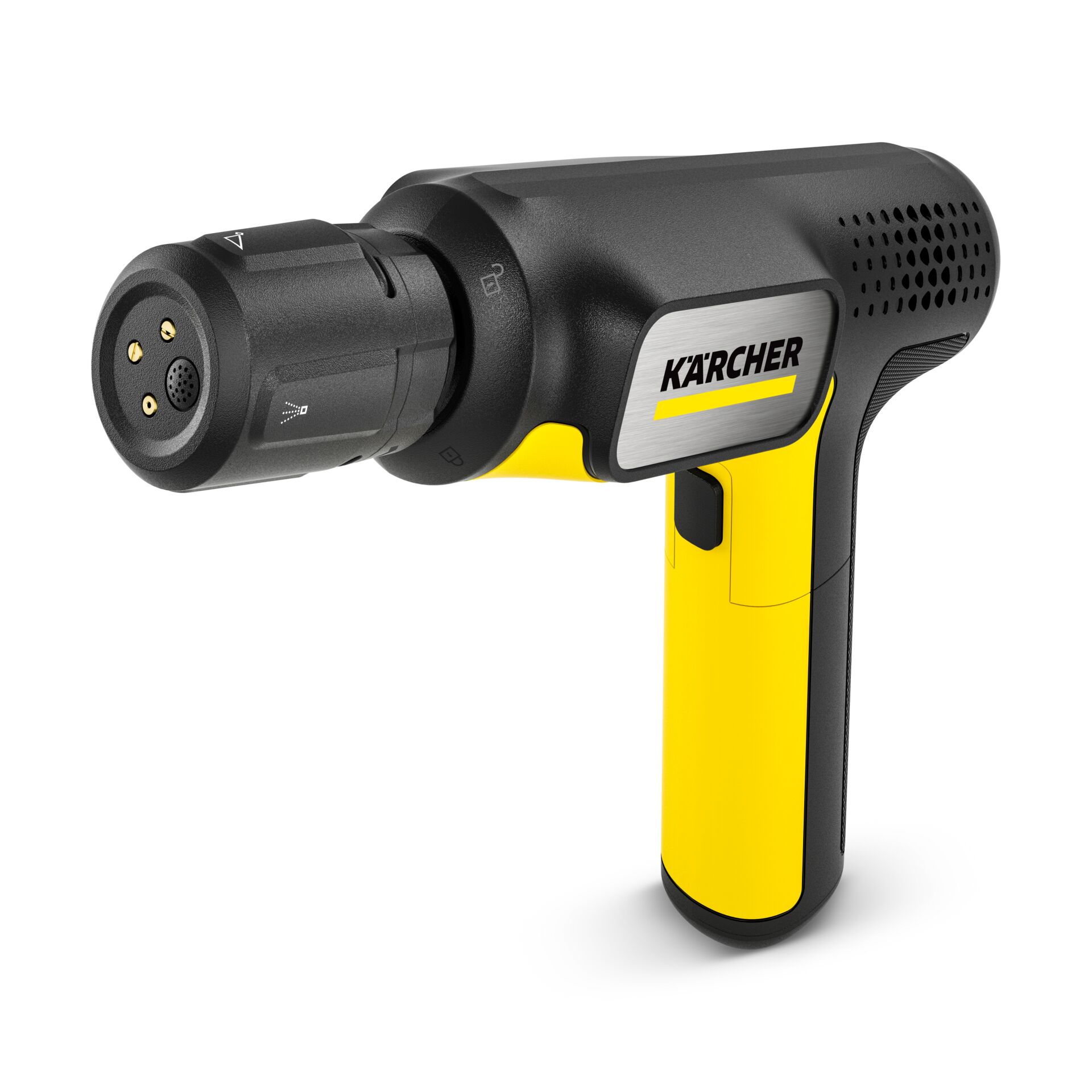 Knopfzahnbohrmaschine, Motorwerkzeug, Kärcher, Akku-Bohrgerät, Gelb-Schwarz