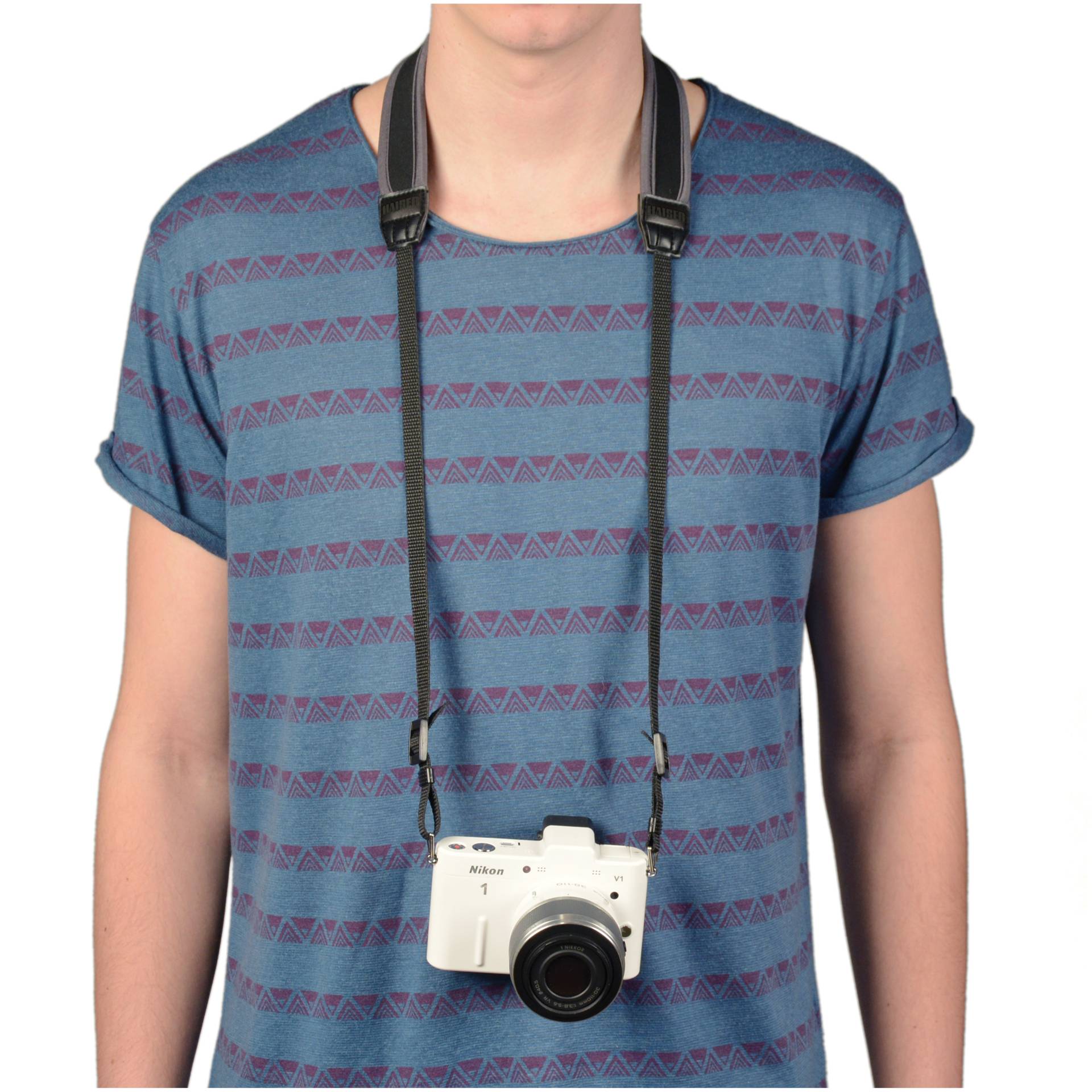 Zubehor, Riemen, T-shirt, Kamera, Person