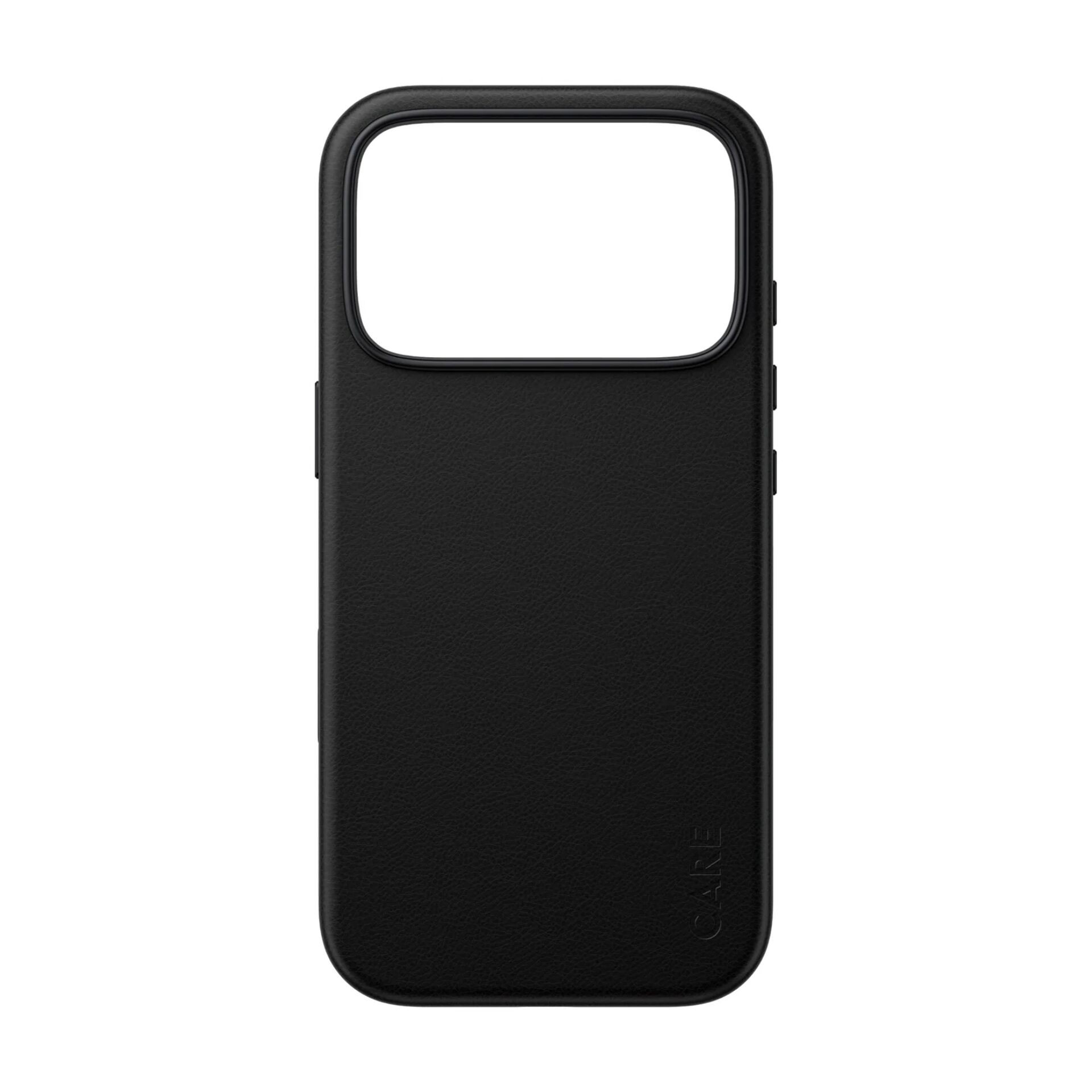 iPhone-Hülle, Handyhülle, Rückseite, Leder, Schwarz