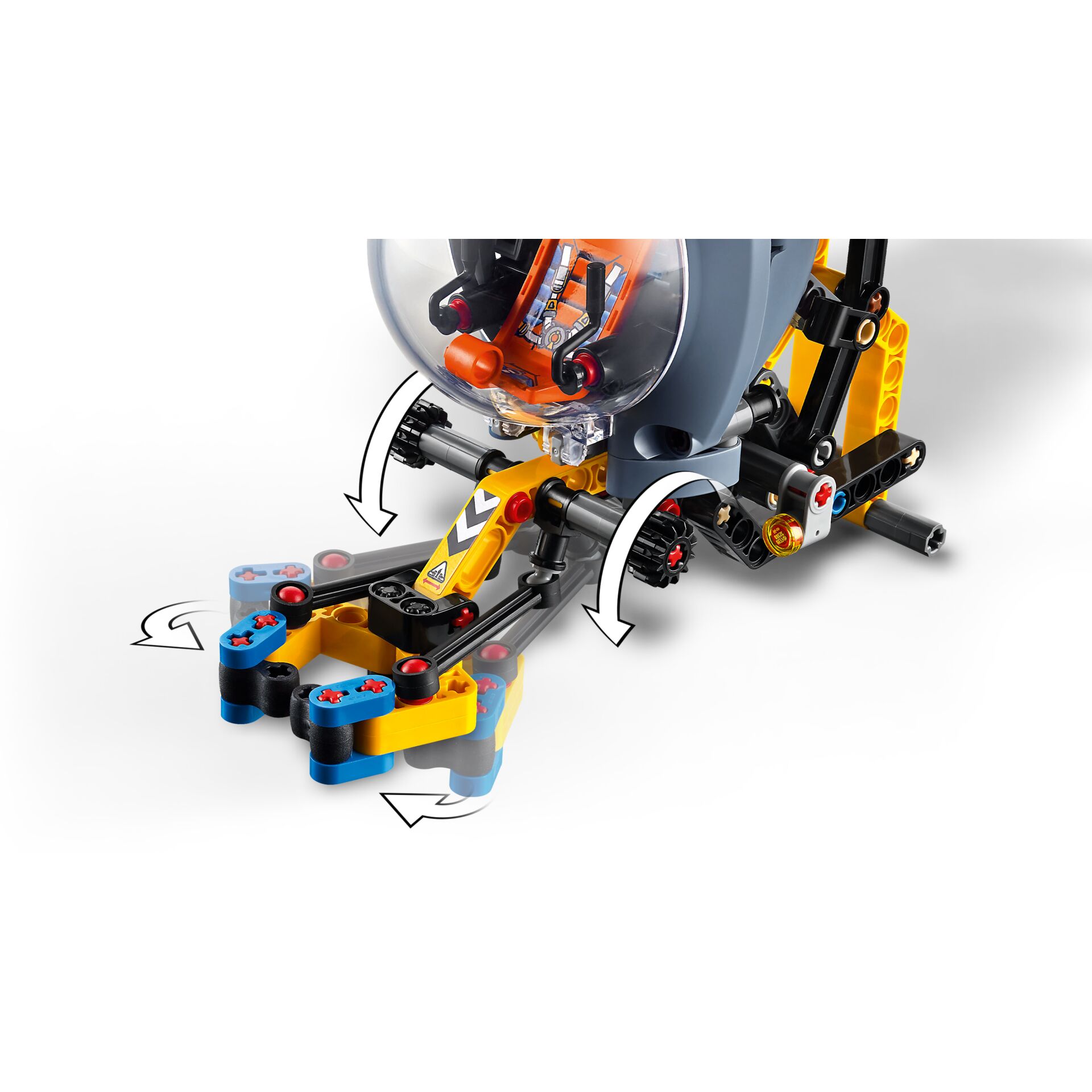 LEGO, Kreiselarm, Gelenk, Motor, Farbpalette