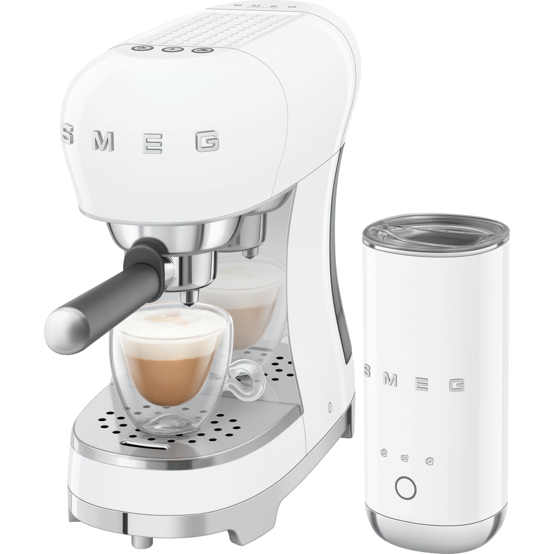 Espresso machine, Kaffeemaschine, Milchaufschäumer, Siebträgermaschine, weiß