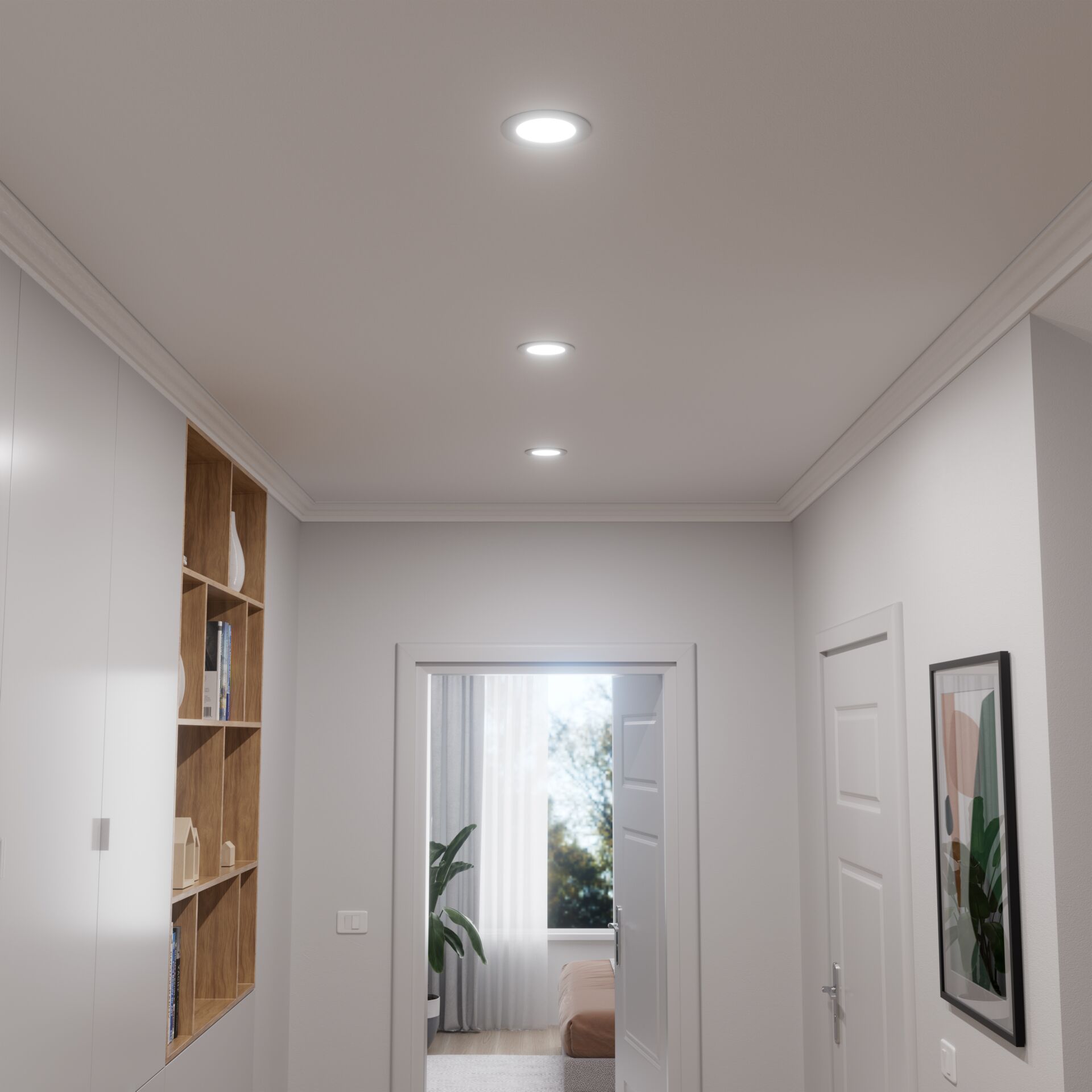 Drinnen, Innenarchitektur, Deckenleuchte