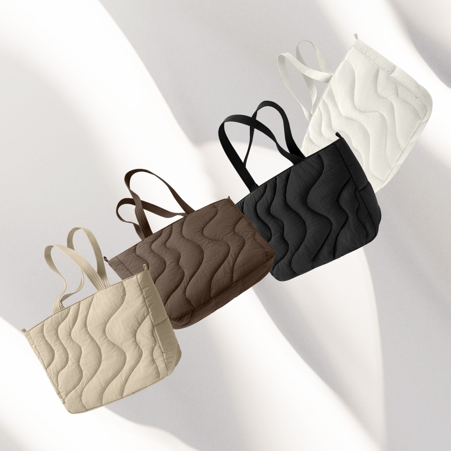 Quilted bag, Geldbörse, Wellenmuster, Trägern, Mehrere Farben