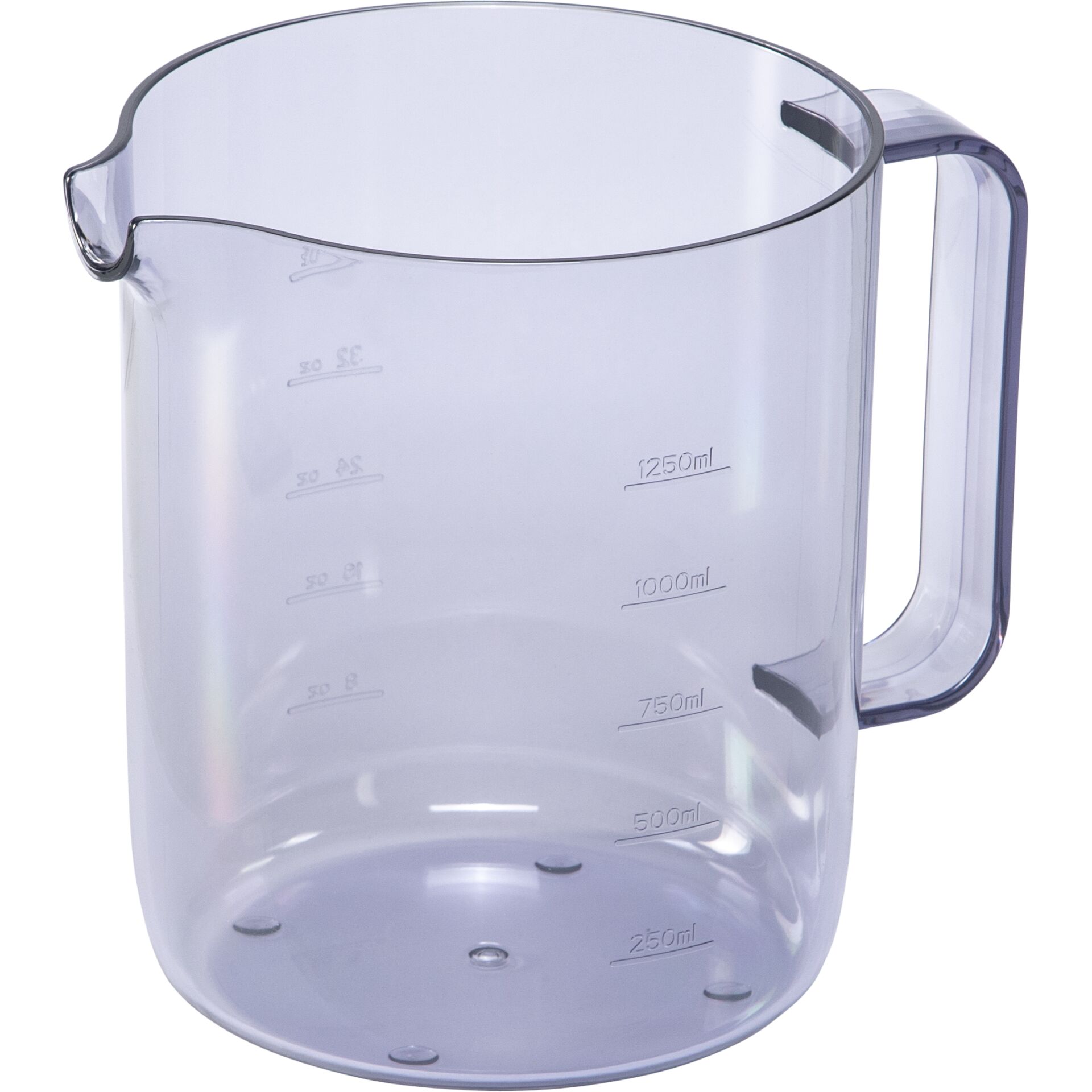 Glasbehälter, Messbecher, Durchsichtig, Messskala, 250ml-1250ml