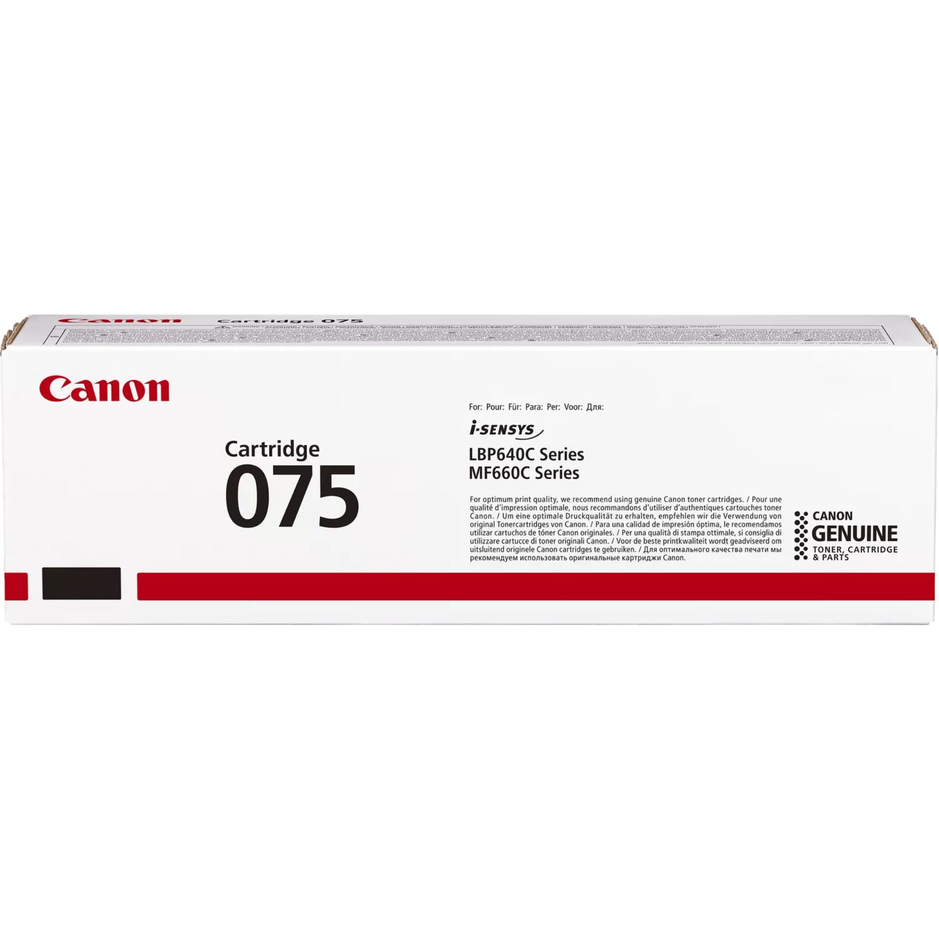 Canon Toner Cartridge 075 BK  schwarz