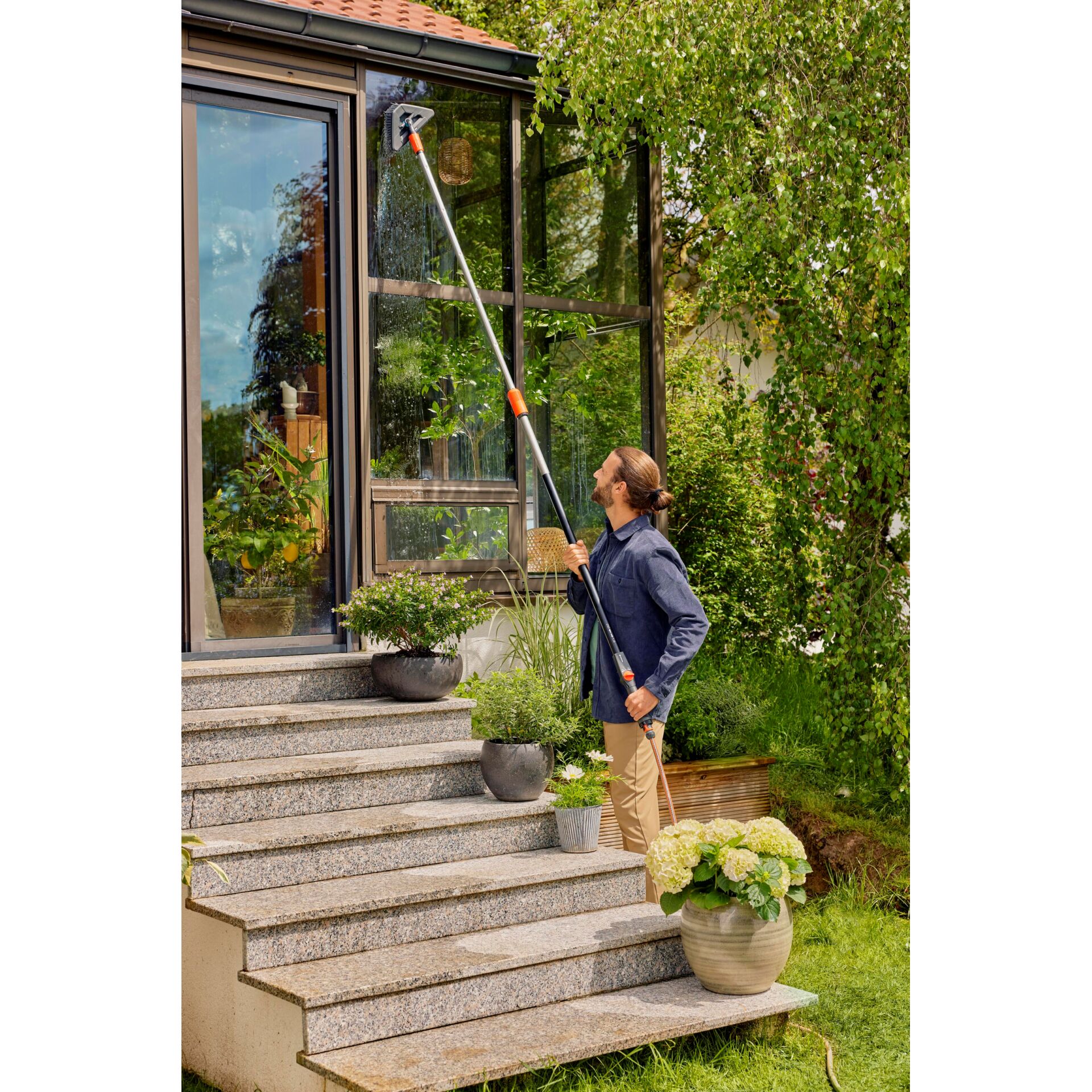 Innenarchitektur, Gras, Garten, Gartenarbeit, Person