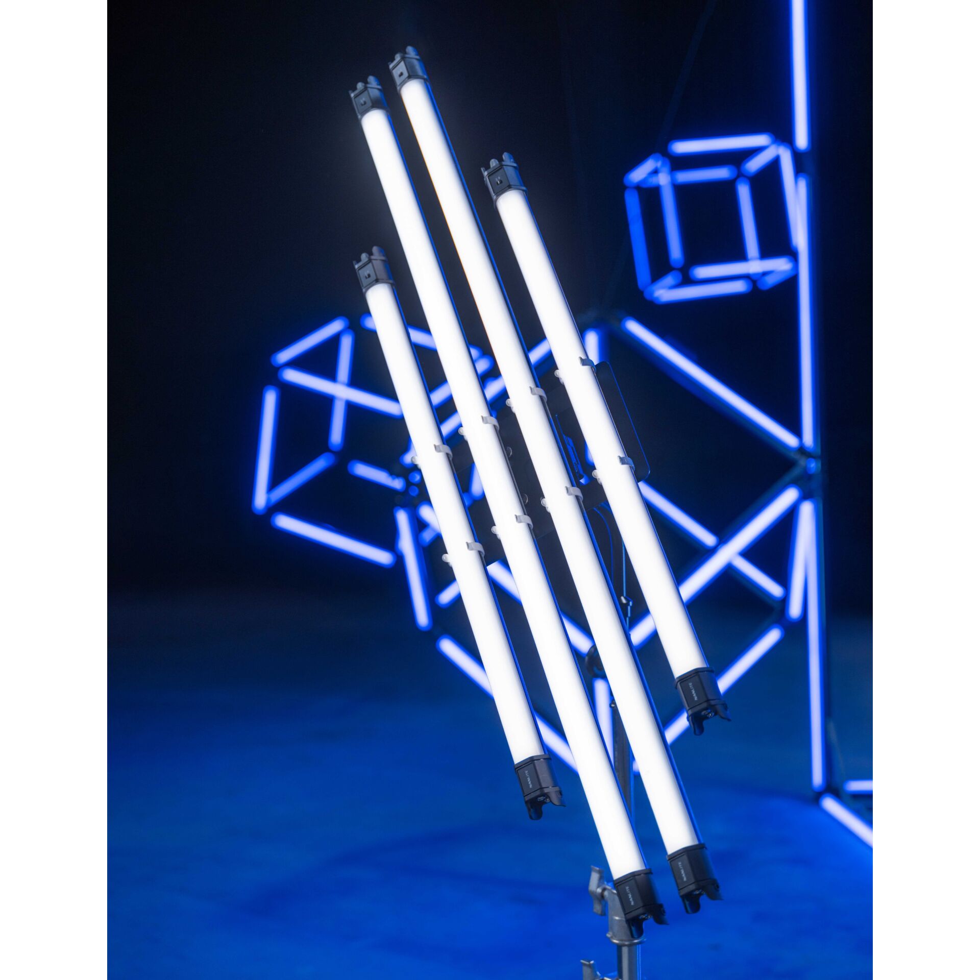 LED, Lichtröhre, Neonblau, Bühnenlicht, Fotolicht