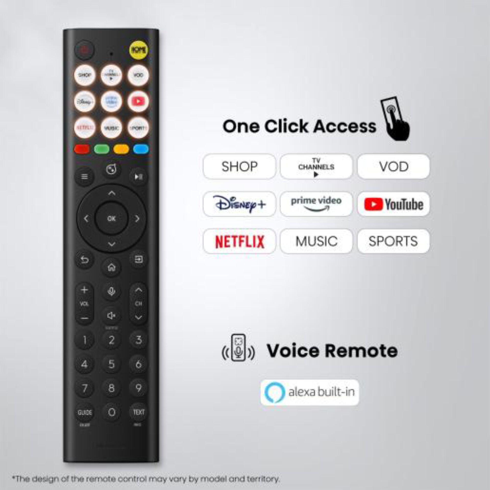 fernbedienung, fernbedienung zum fernsehen, schwarz, tasten, Alexa integriert