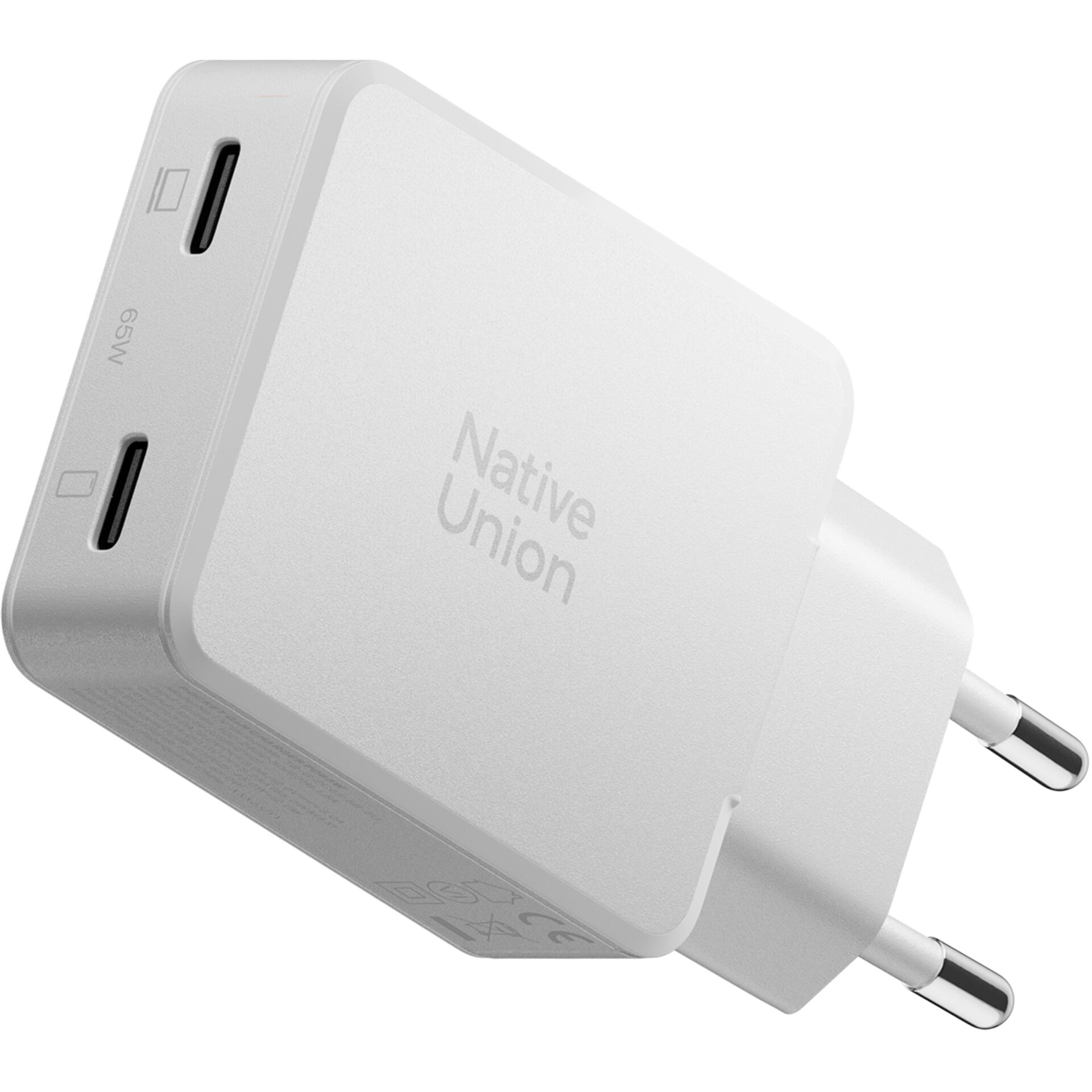 USB-C Ladegerät, Wandstecker, EU-Stecker, 2 Anschlüsse, Native Union