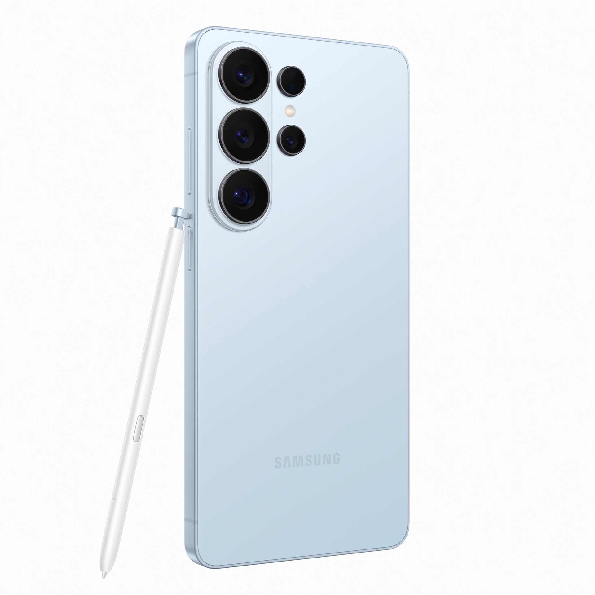 Smartphone, Rückkamera, Mehrfachlinsen, Stift Stylus, Blau