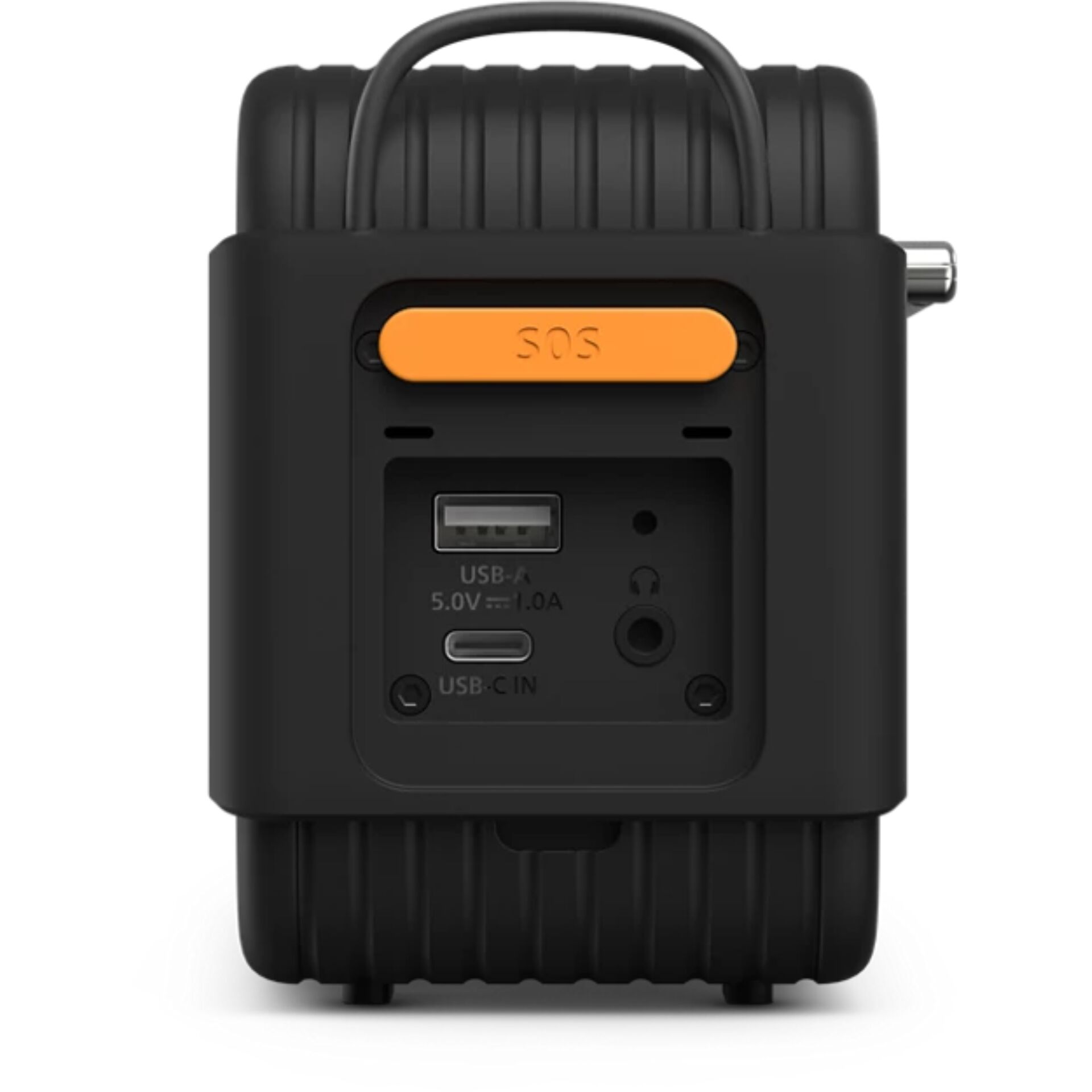 Autocharger, USB-C, USB-A, Notfallknopf, Gummigehäuse