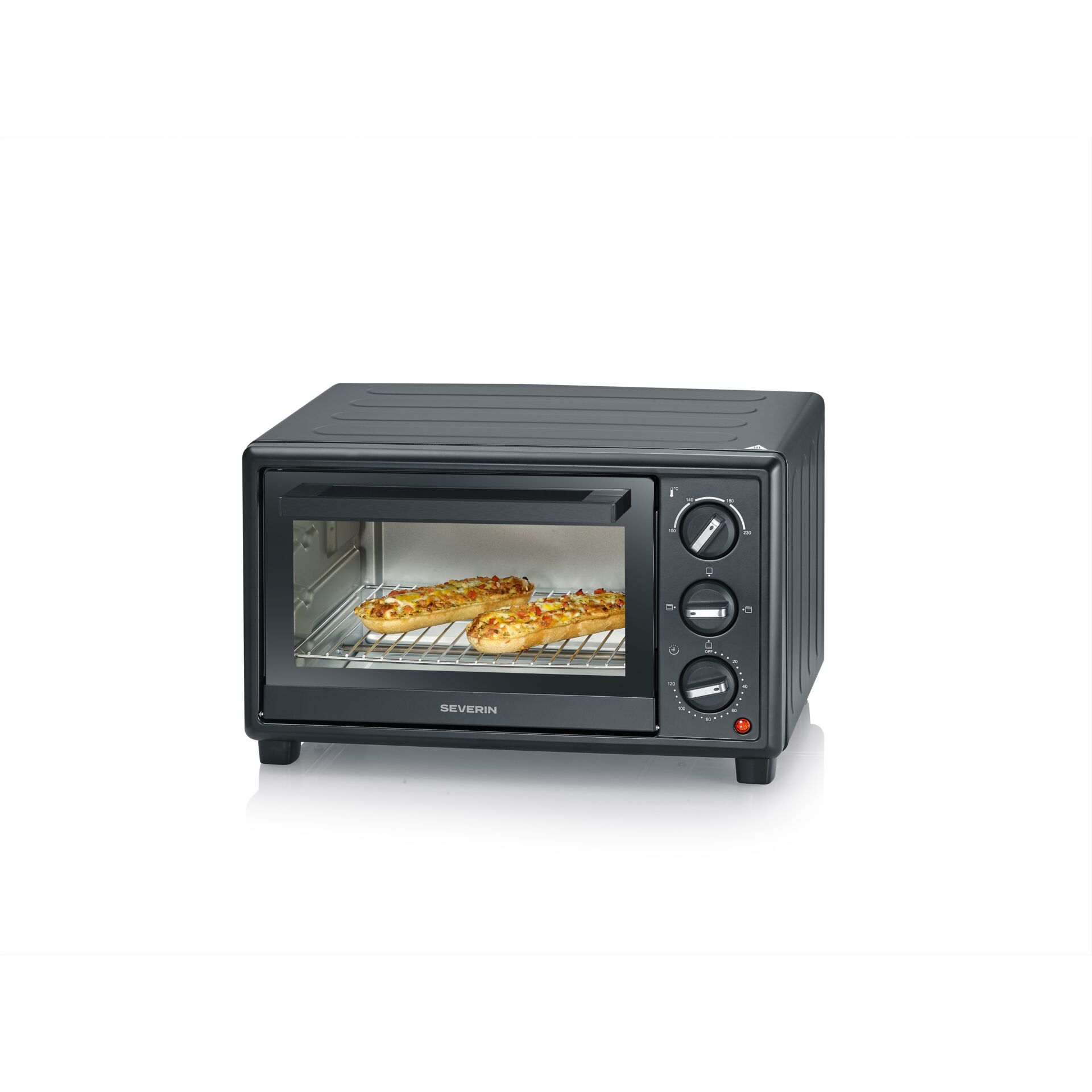 Mini-Backofen, Toaster-Ofen, Küchenofen, Backofennische, GlasmFront