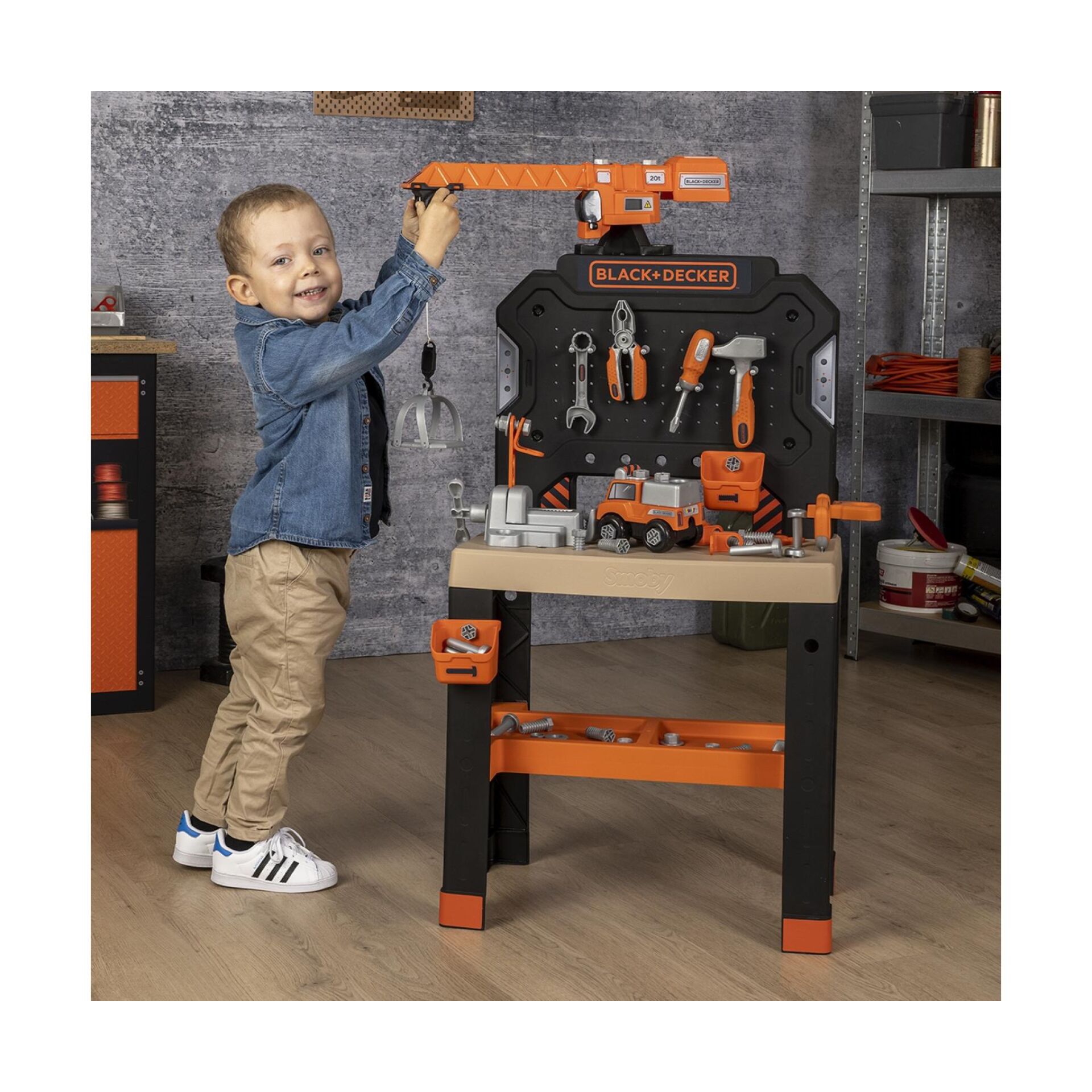 Werkbank, Klemmwerkzeug, Spielzeugset, Orange, Kleines Kind