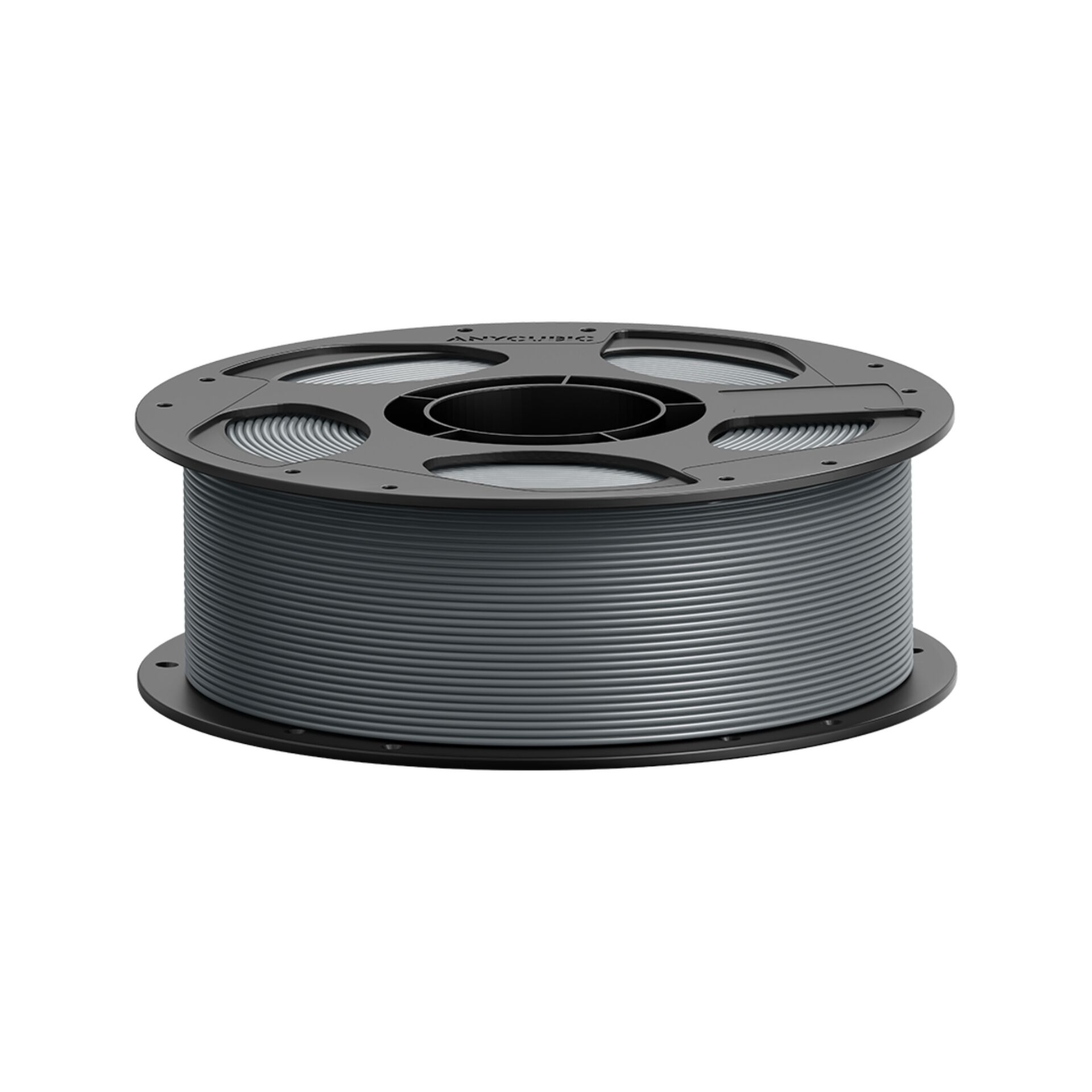 3D-Druck Filament, PLA Filament, Grau Filament, Spule, Rundspule
