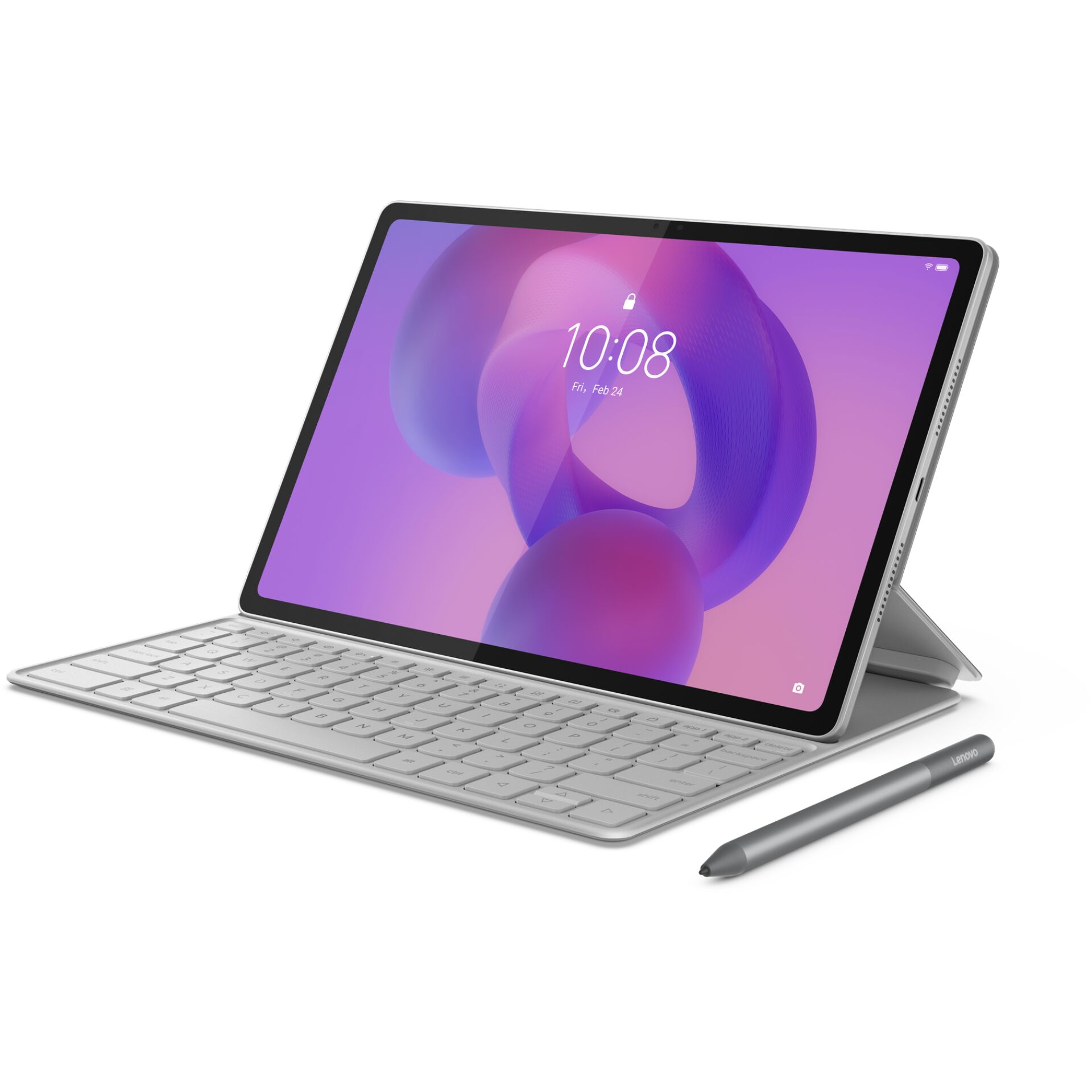 tablet, Tastatur, Stift, 2-in-1, Silber