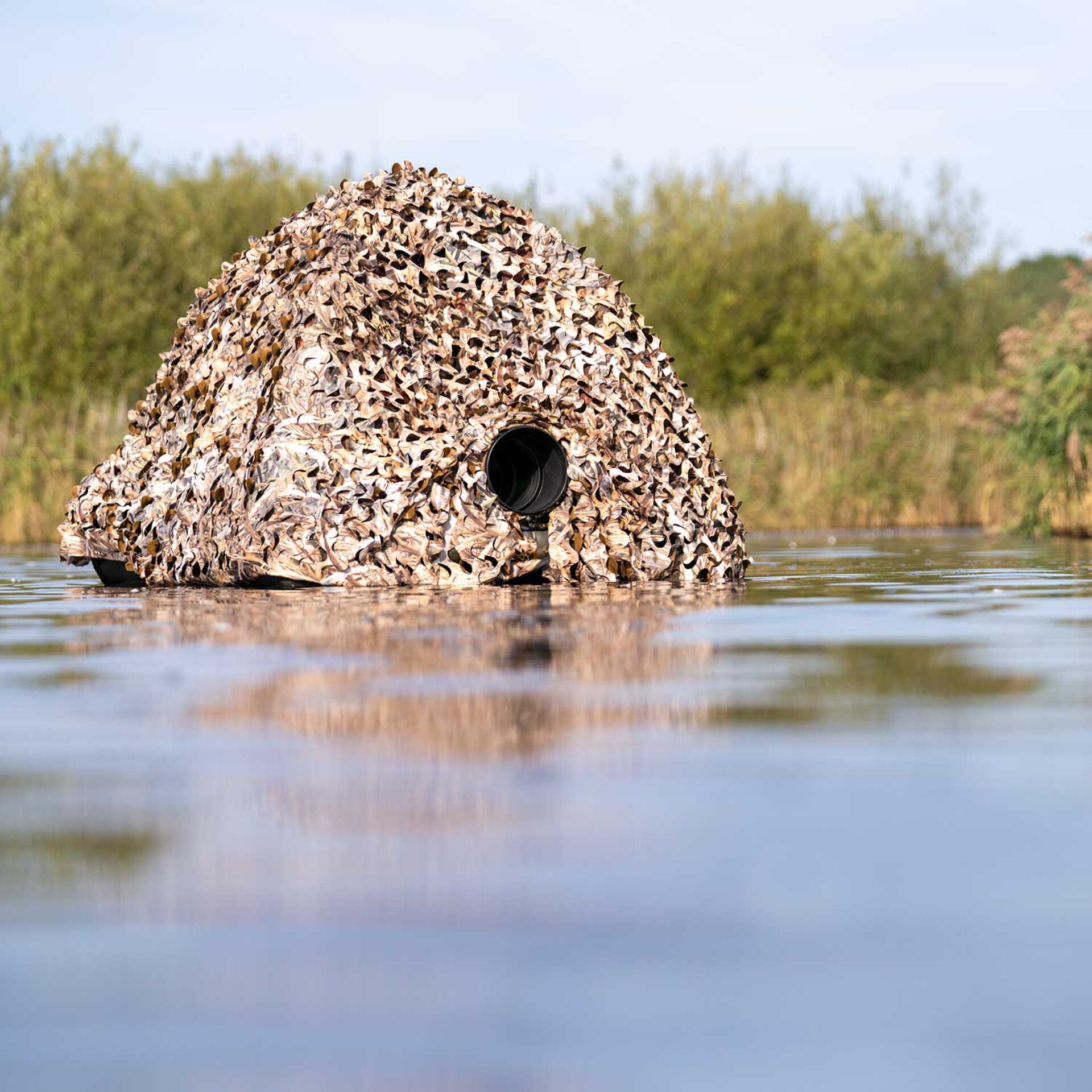 Draußen, Unterschlupf, Natur, Teich, Wasser