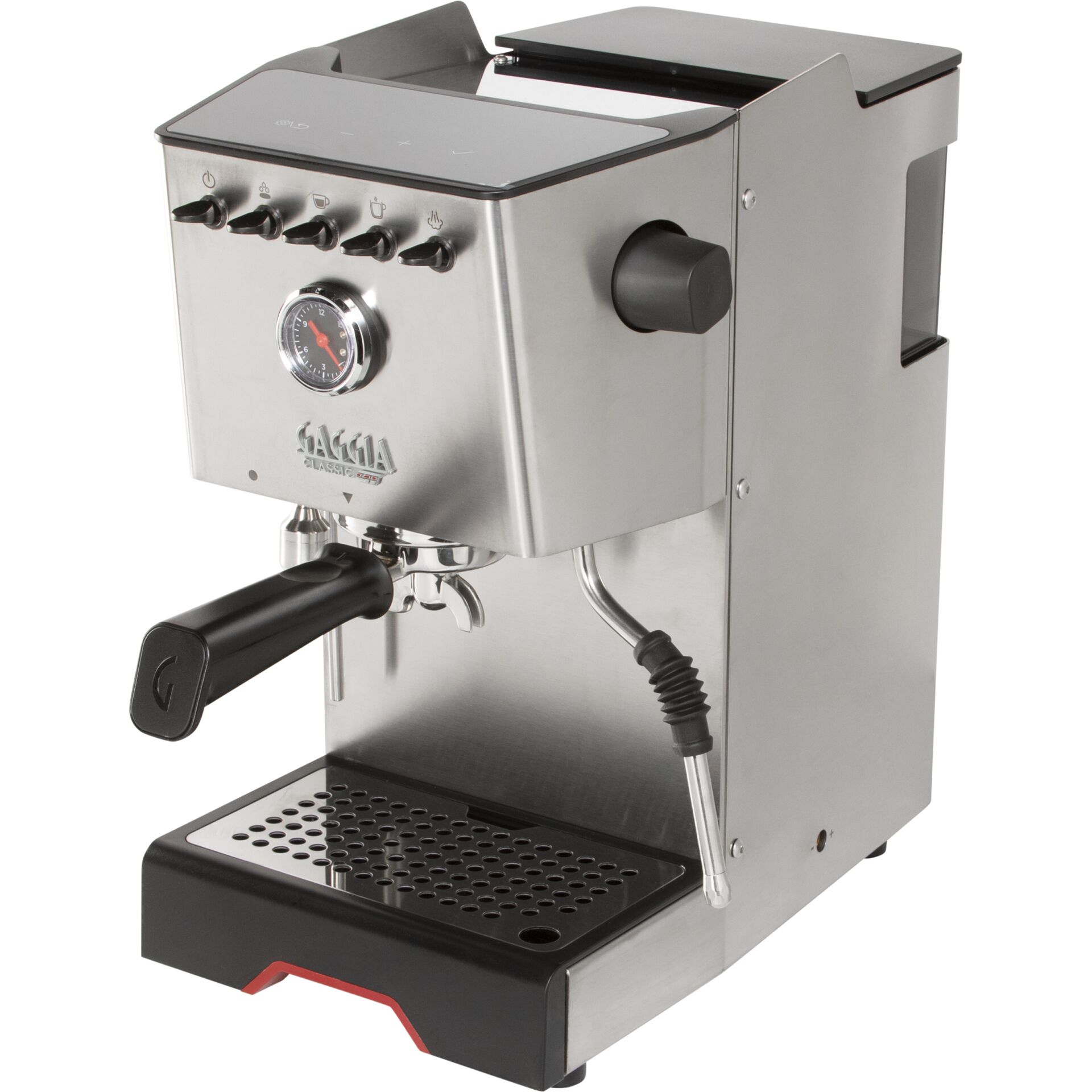 Espresso machine, Kaffeeautomat, Stainless steel, Steam wand, Portafilter