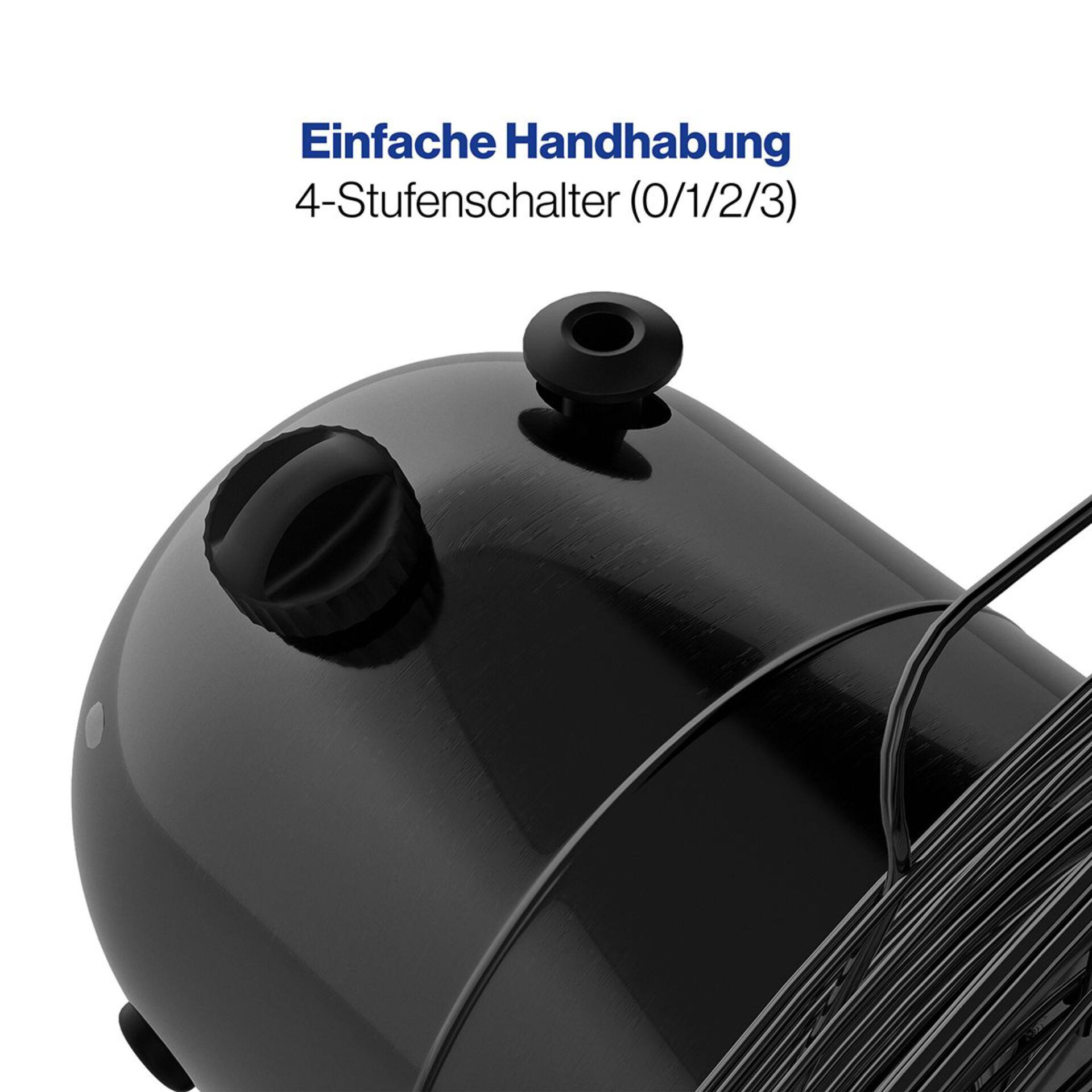 Küchenzubehör, Druckguss, Kochtopf, Deckelknopf, Schwarz