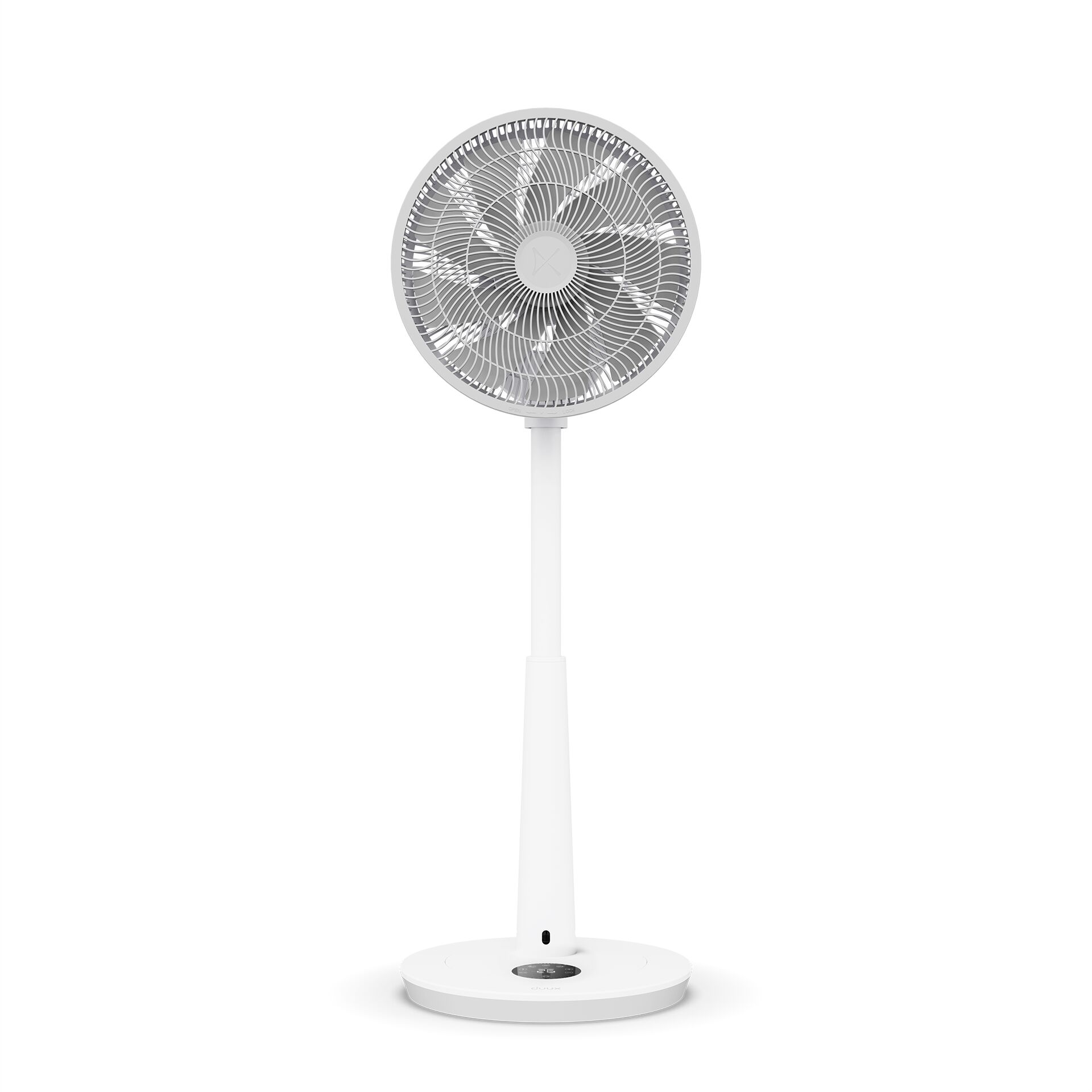 Ventilator, Standventilator, Weiß, Höhenverstellbar, Rundgitter