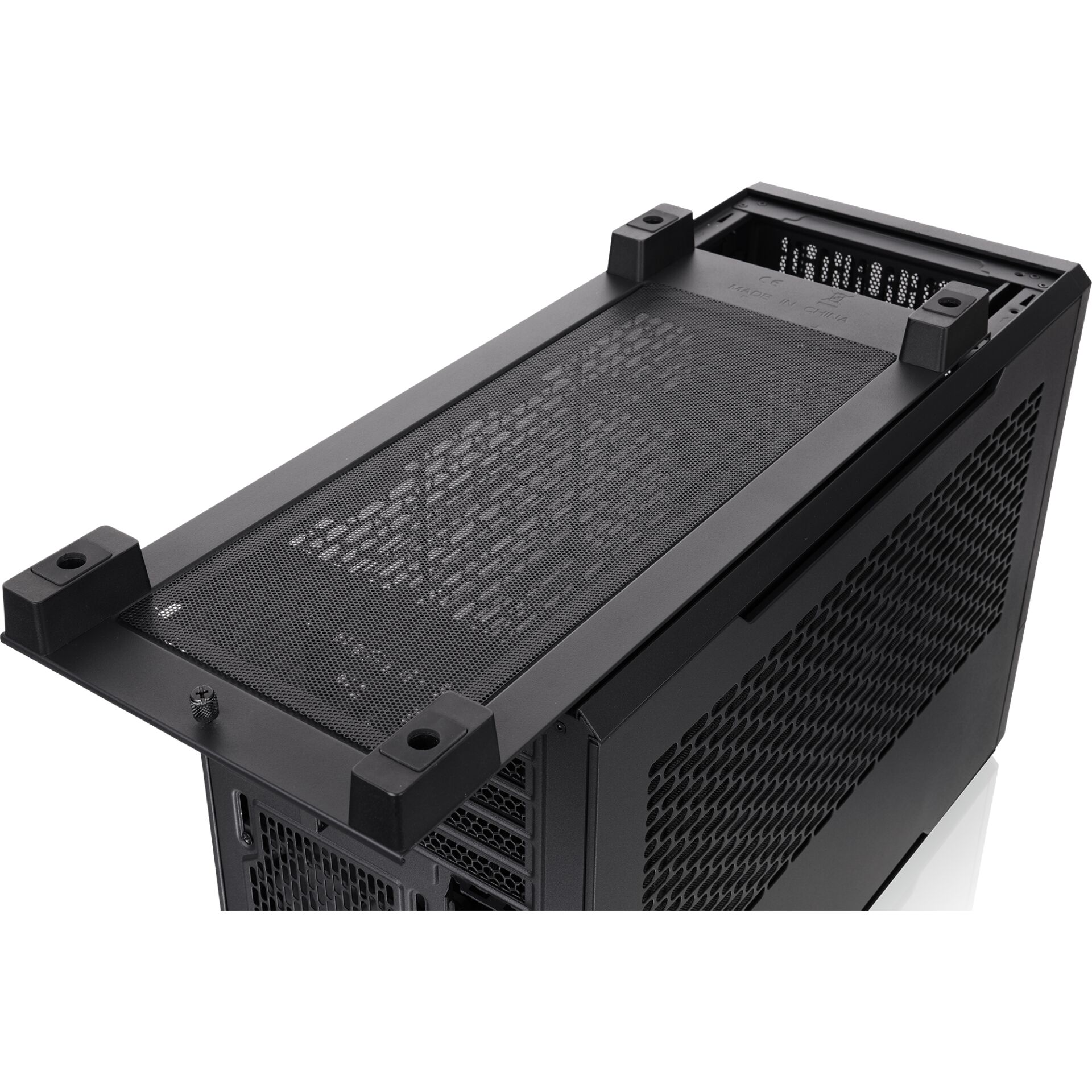 PC-Gehäuse, Mesh-Panel, Top-Mount, Schwarz, Computer-Chassis