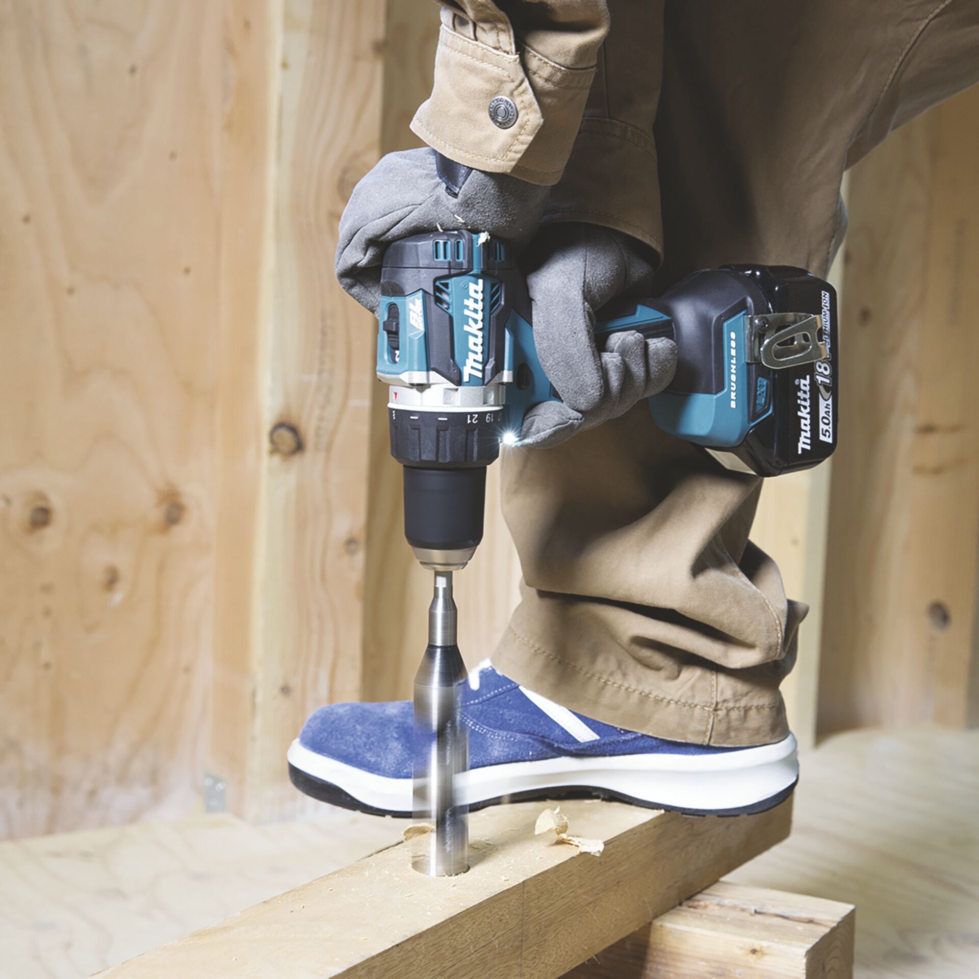 Holz, Gerät, Elektrische Bohrmaschine, Werkzeug