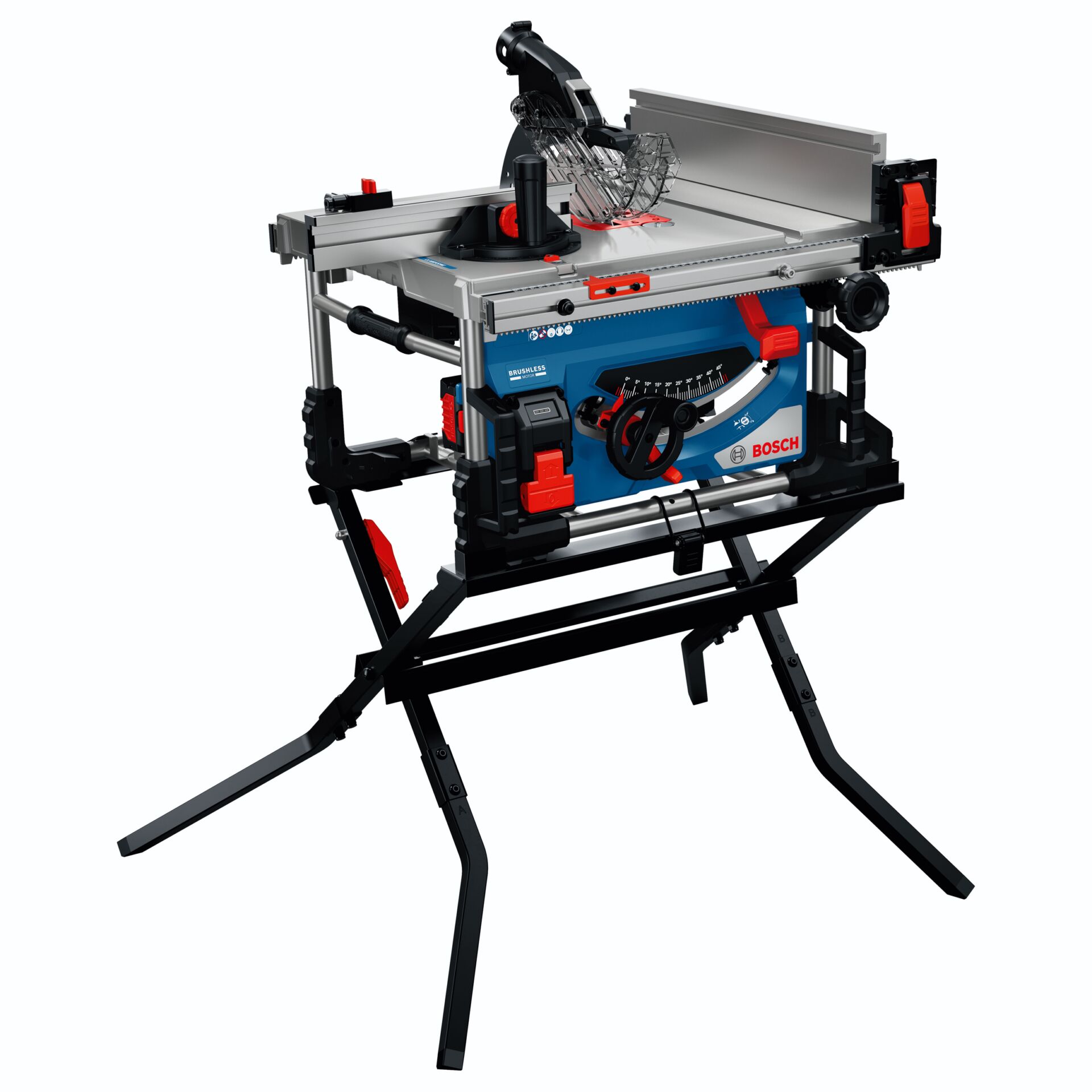 Tischkreissäge, Werkbank, Faltständer, Blau, Bosch