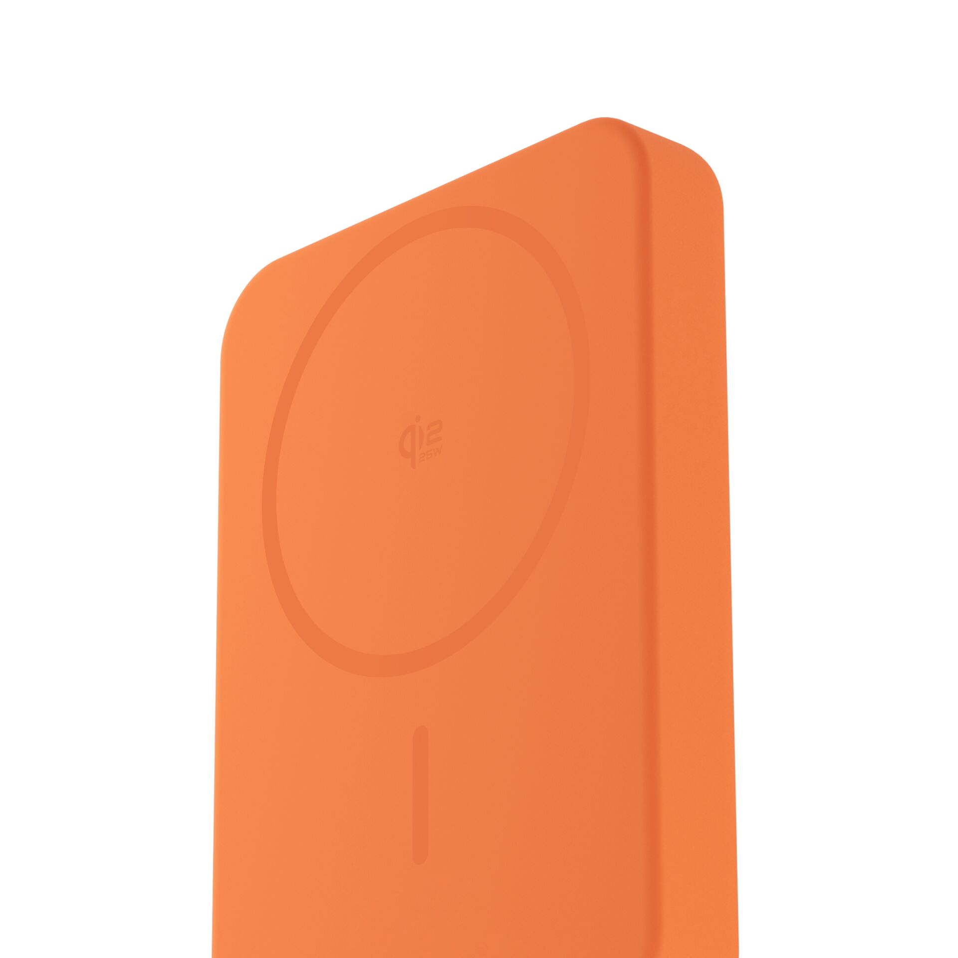 powerbank, kabelloses-ladegerät, orange, magnetische-patch, usb-c-port