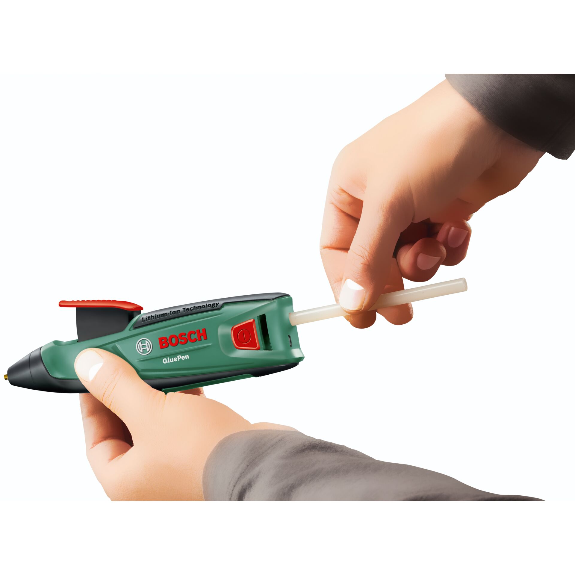 Klebestift, Mini-Heißklebepistole, grüne Klebepistole, Handwerkzeug, BOSCH