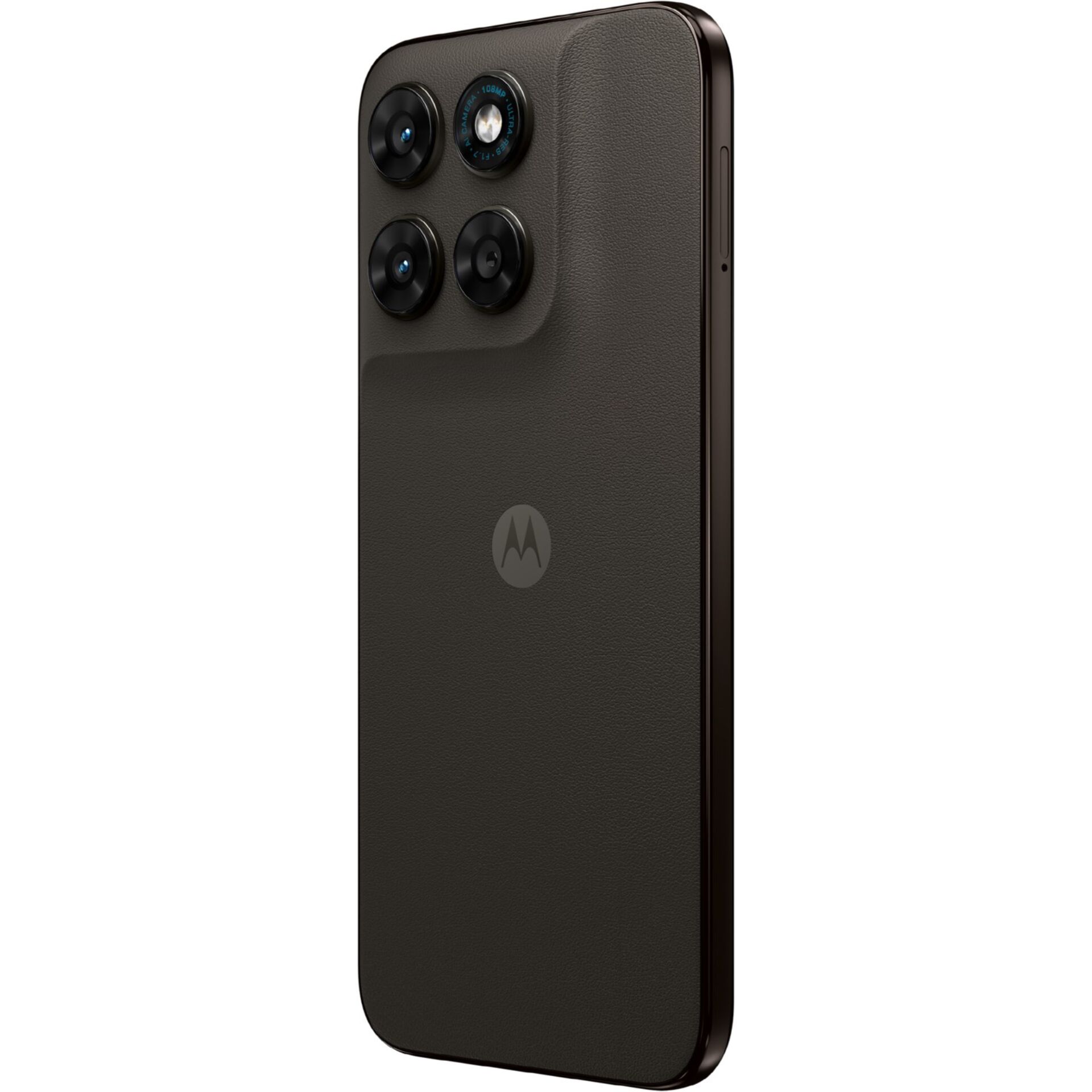 Smartphone, Kamera, Dreifachkamera, Leder-Back, Dunkelbraun