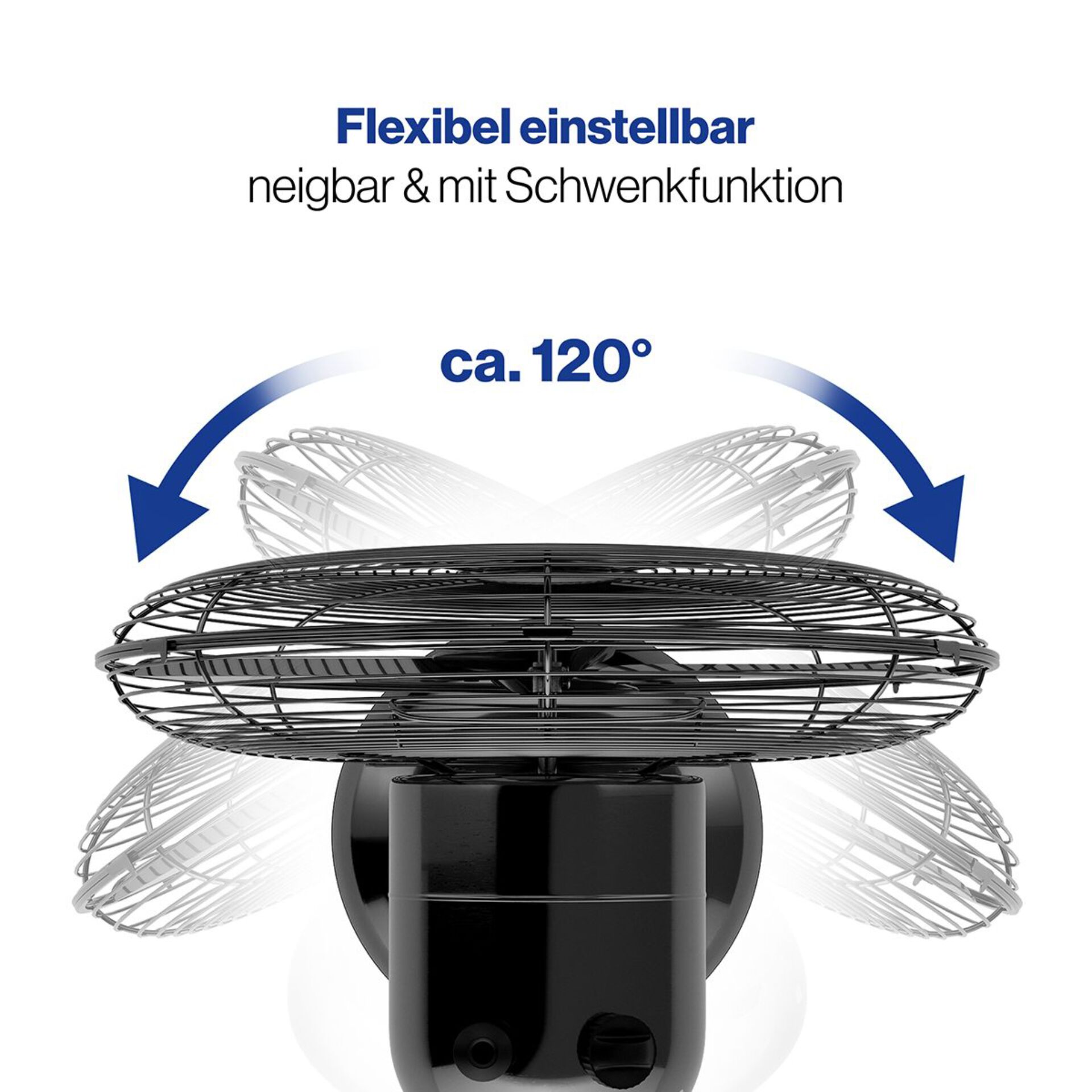 ventilator, Standventilator, ausstrahlung?, Schwarzer?, Gitterabdeckung