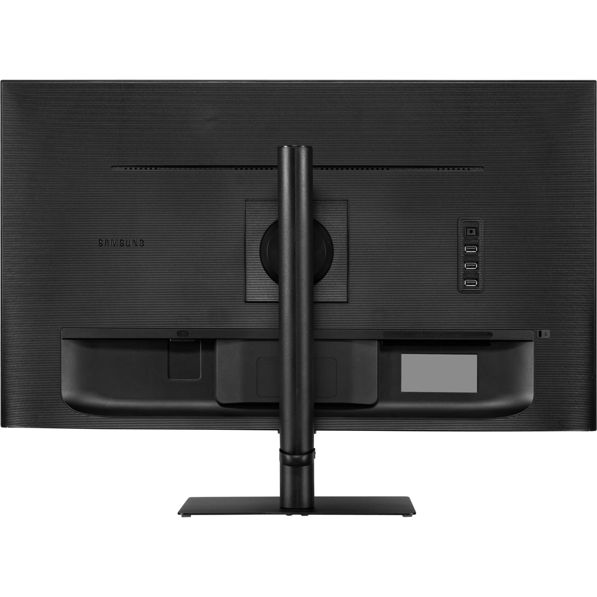 monitor, LED, schwarz, desktop, ständer