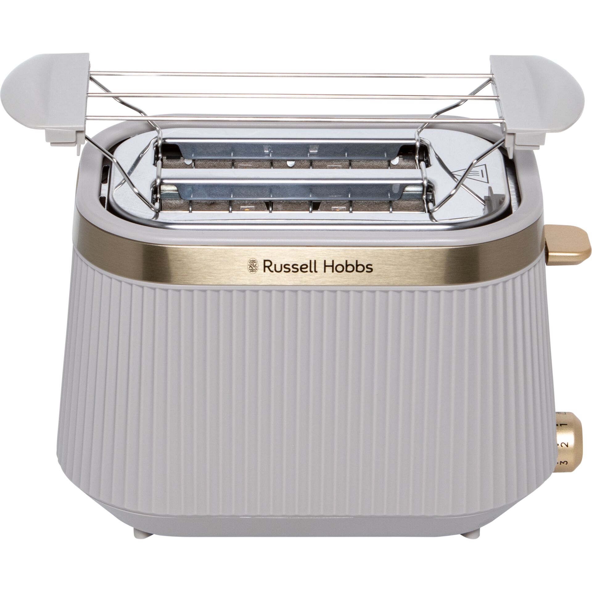 Toaster, 2-Slice, Metall, Knopf, Russell Hobbs