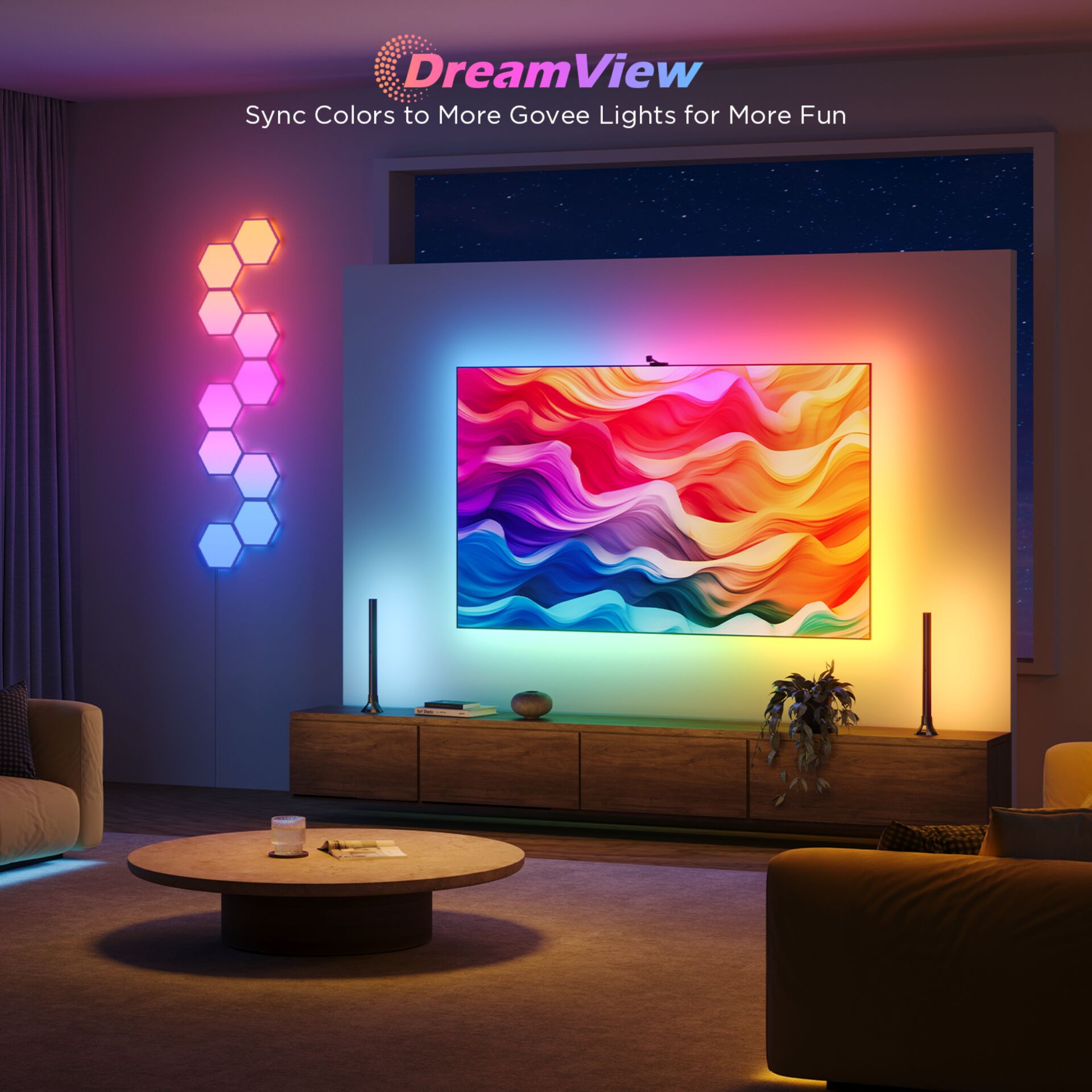 Innenarchitektur, Wohnzimmer, Beleuchtung, Moderne Kunst, Malerei