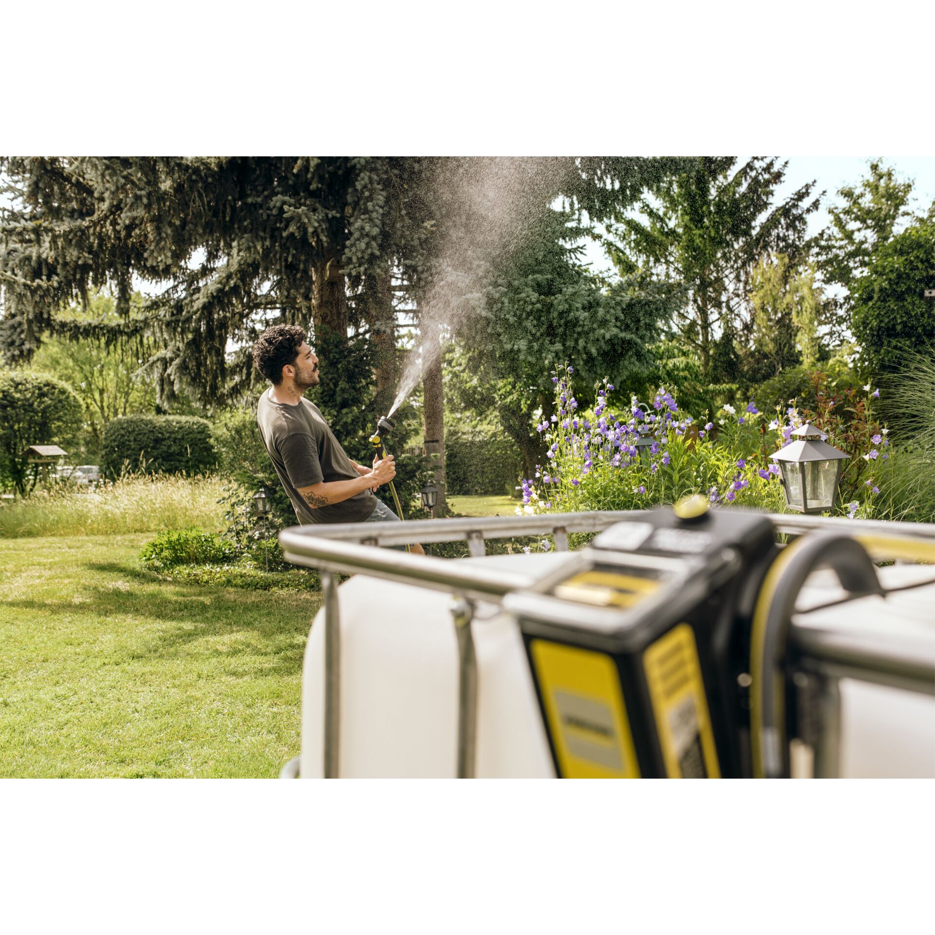 Gras, Sommer, Natur, Draußen, Person