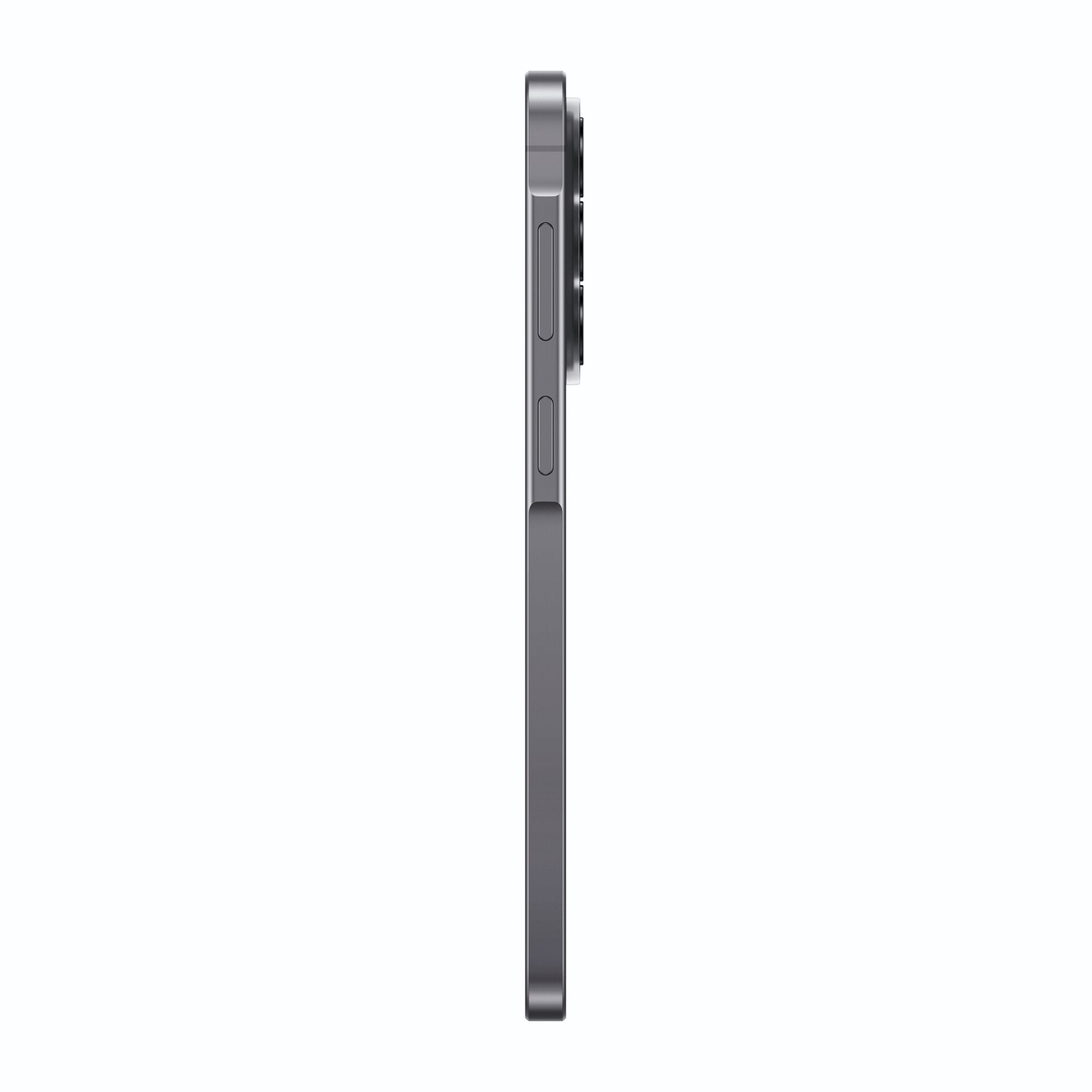 smartphone, Seitenansicht, Kamera-Erhebung, Tasten, Grau