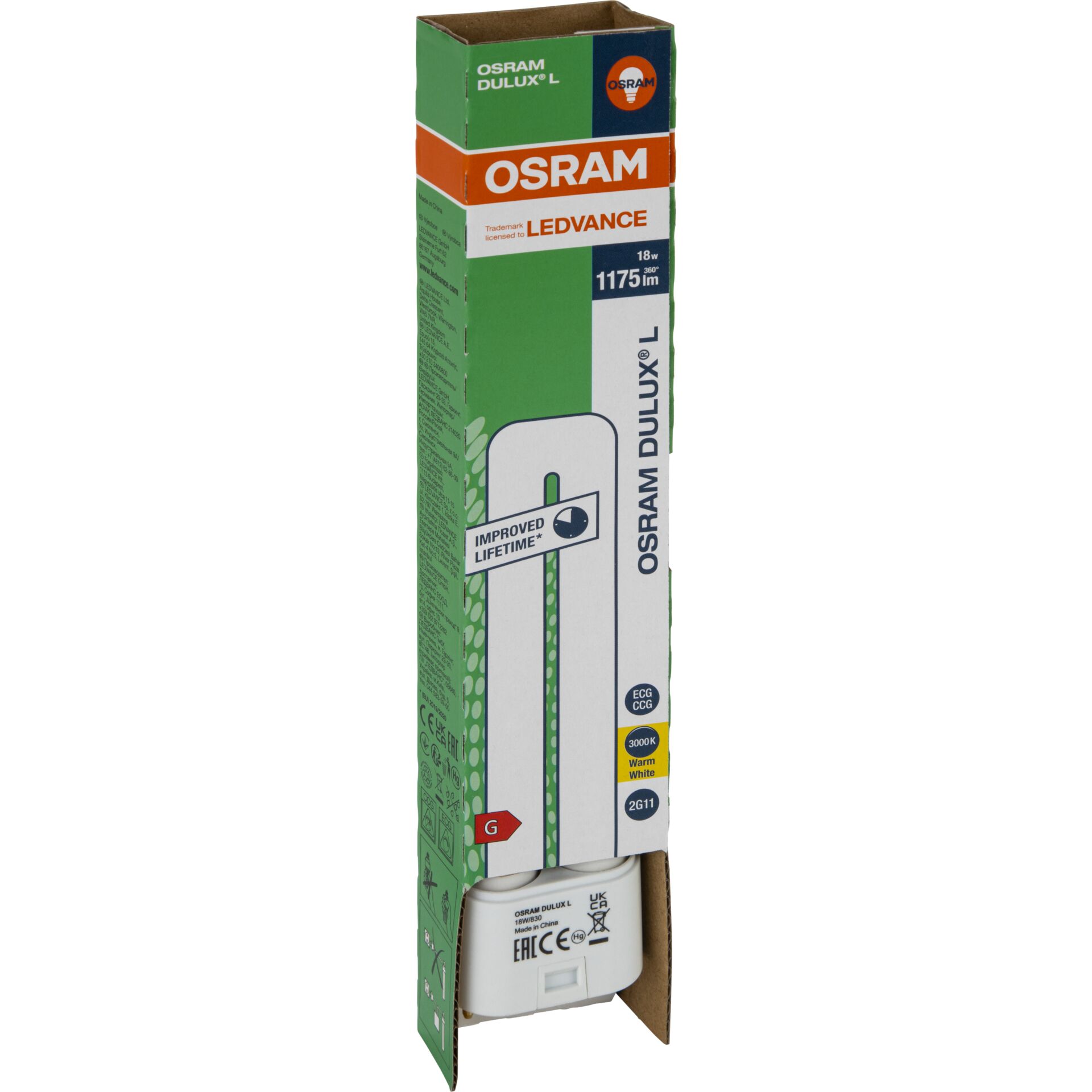 LED-Lampe, LED-Birne, 18W, warmweiß, E27-Steckdose