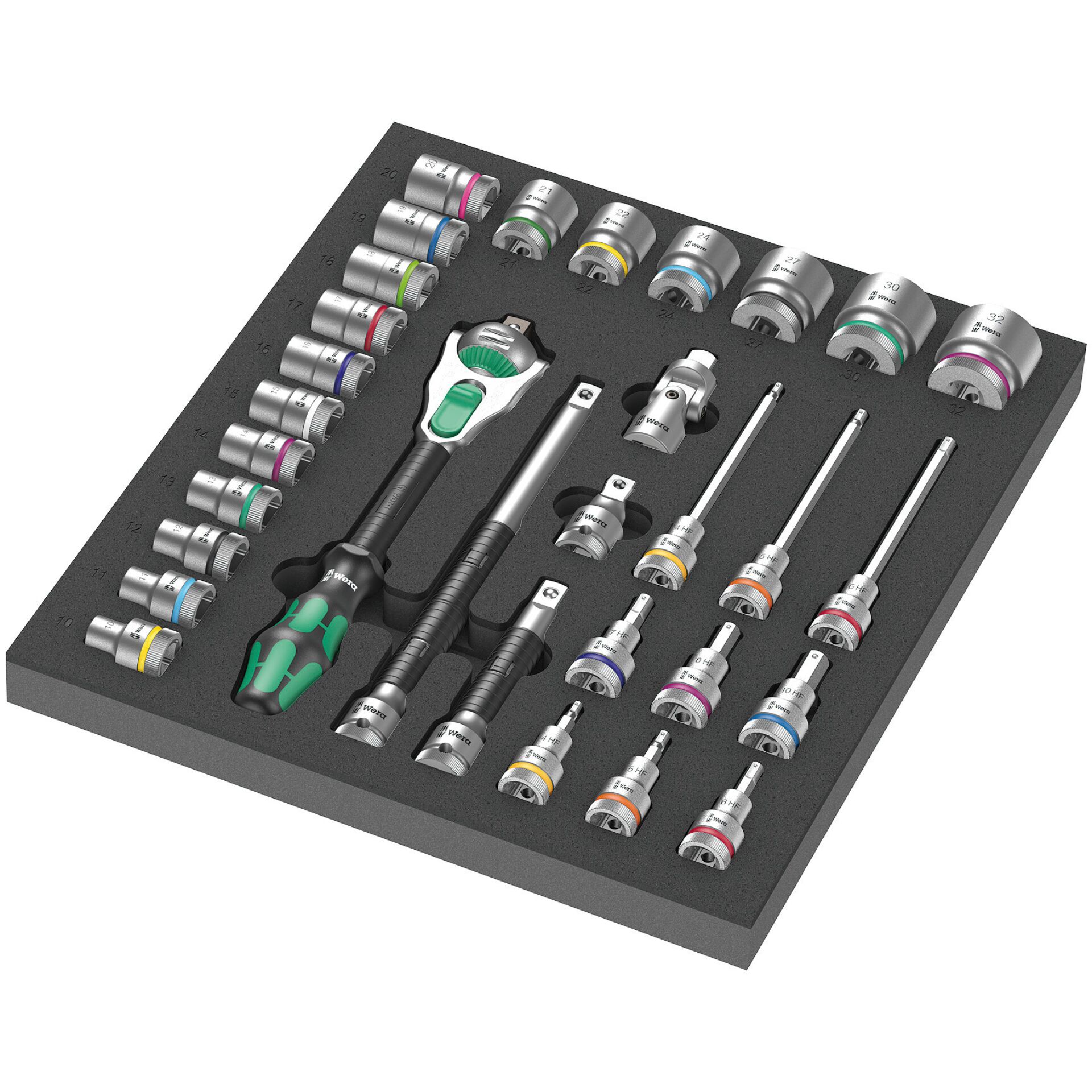Socket-Satz, Ratschen-Set, Drehmomentschlüssel, Werkzeug-Set, Metall-Sockel