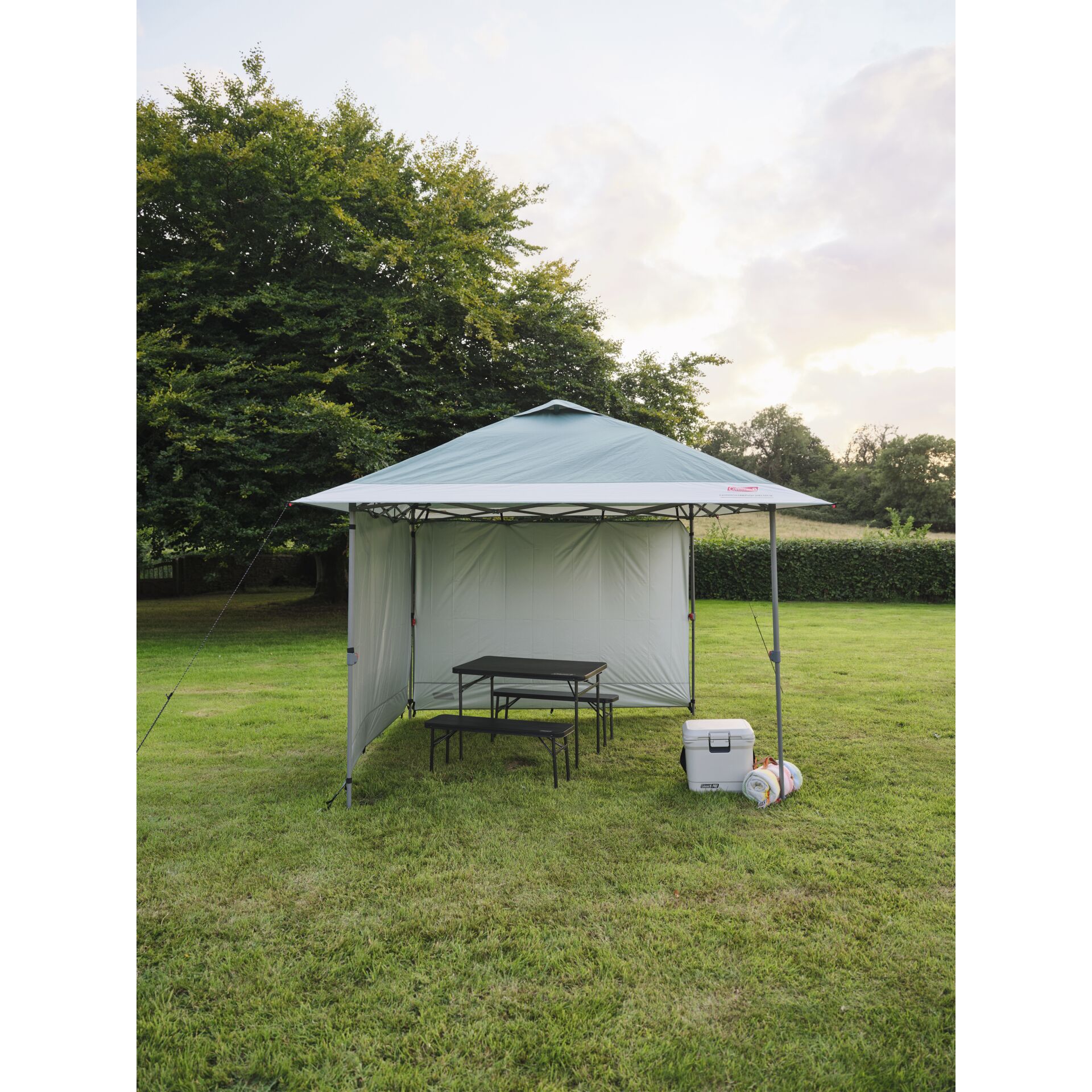 Innenarchitektur, Gras, Bank, Kiste, Baldachin