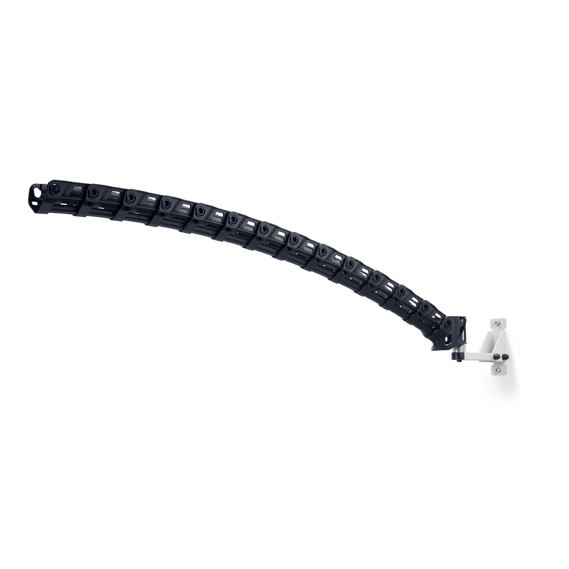 Armband, Kabelkanal, Wandhalterung, Verlängerung, Schwarz
