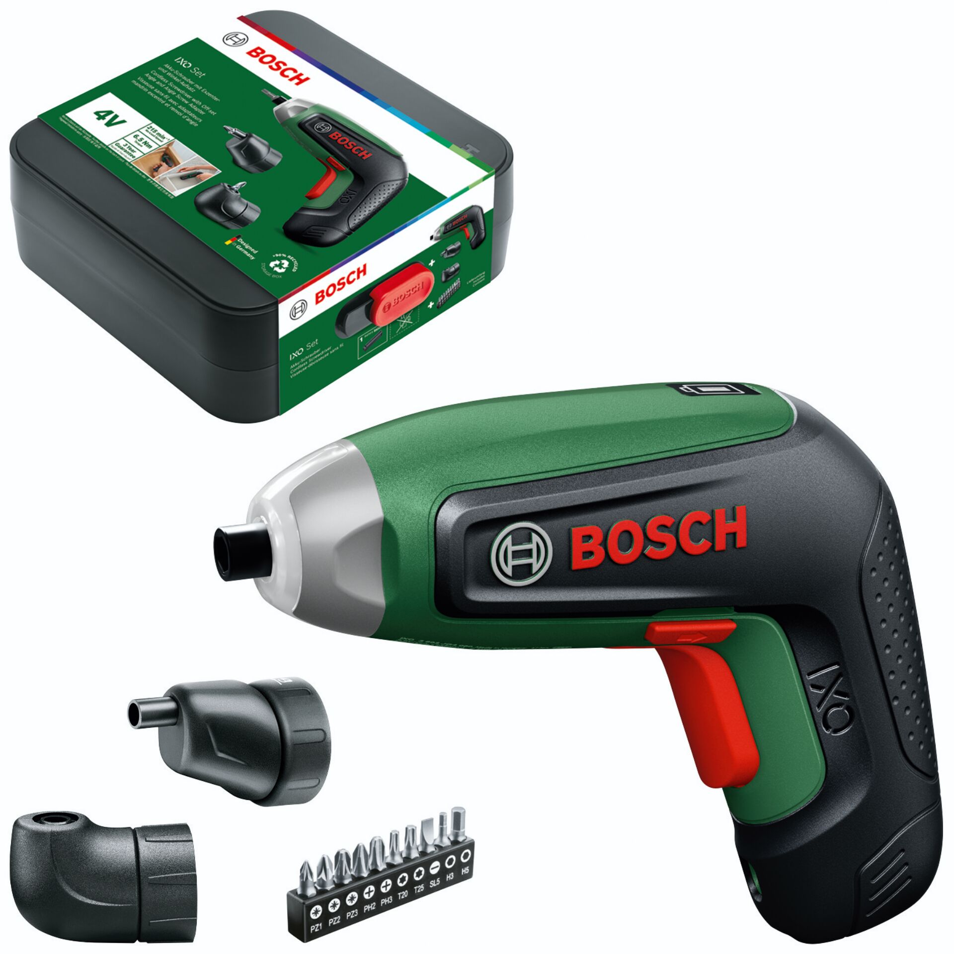 Bohrmaschine, Akku, Schrauber, Grün, Bosch Zubehör