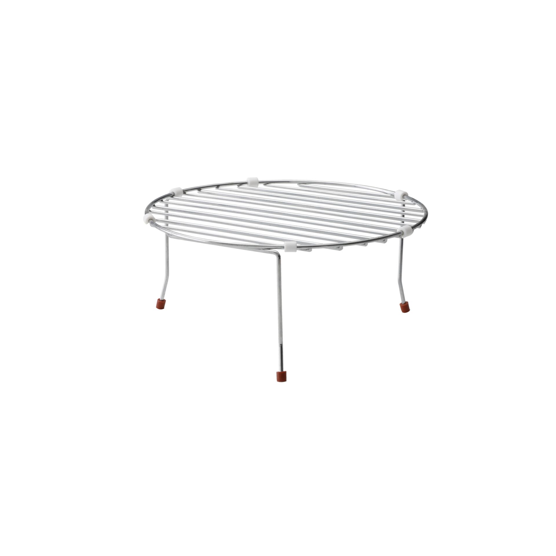 Grillrost, runder Grillrost, faltbar, Camping-Grill, Edelstahl