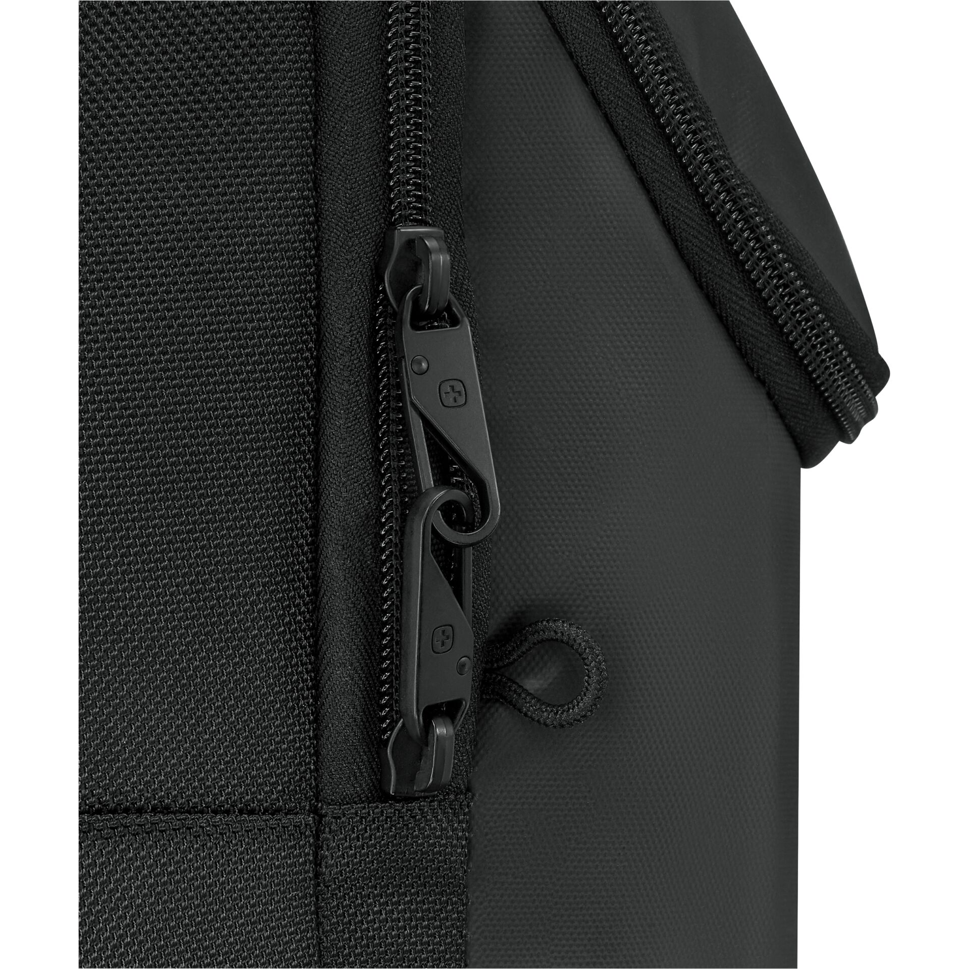Rucksack, Reißverschluss, Schwarz, Gepolsterte Tasche, Tragegurt