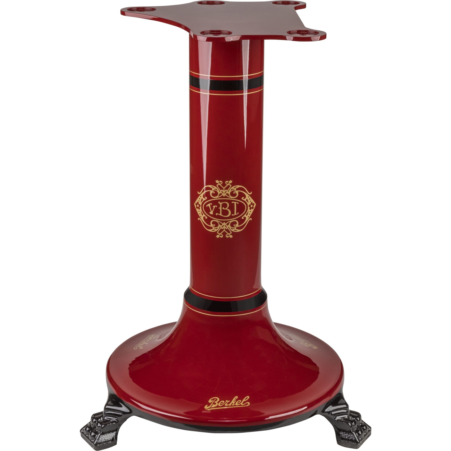 stuhlbein, metallstuhl, roter stuhlbein
