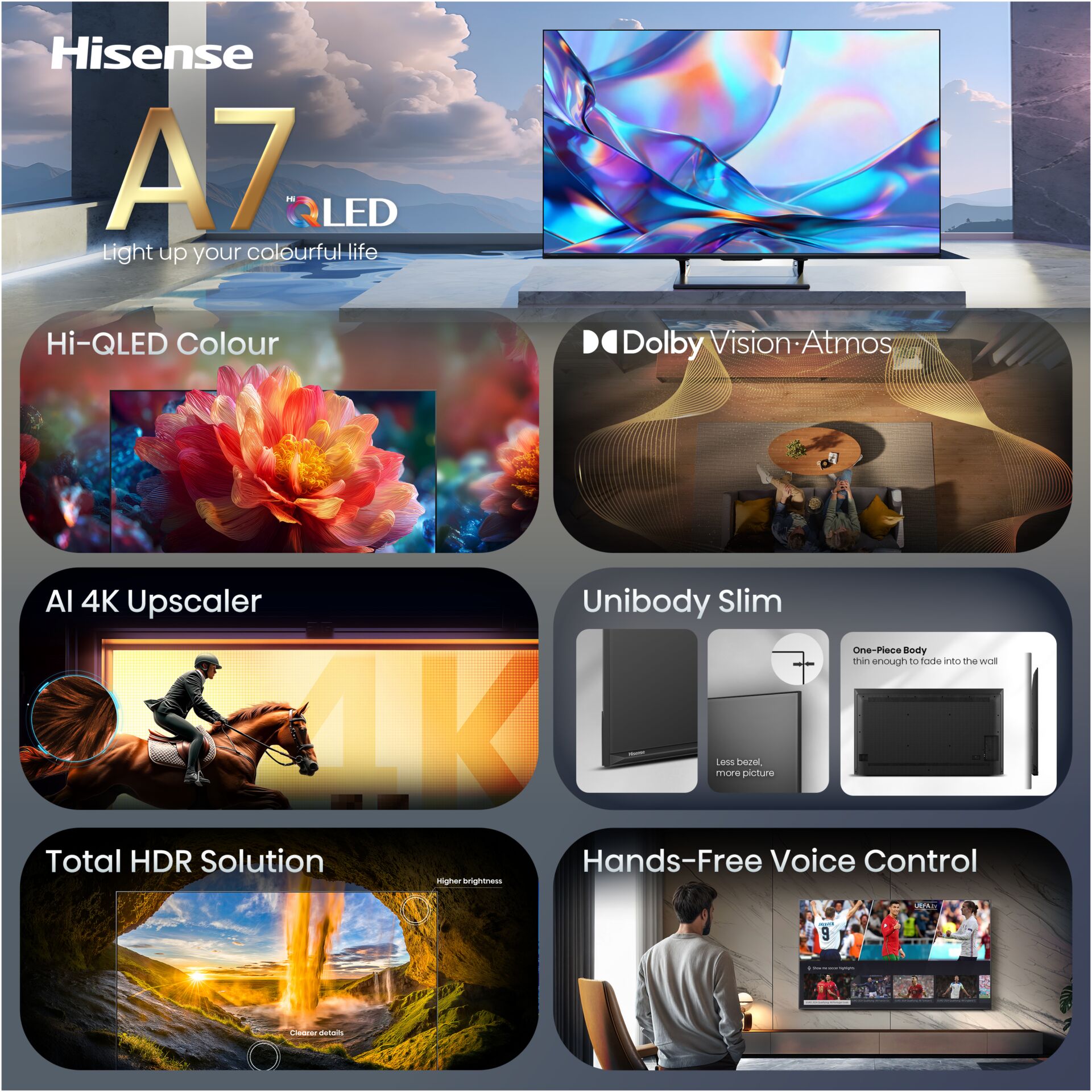 TV, 4K, OLED, Dolby Vision, Unibody Slim
