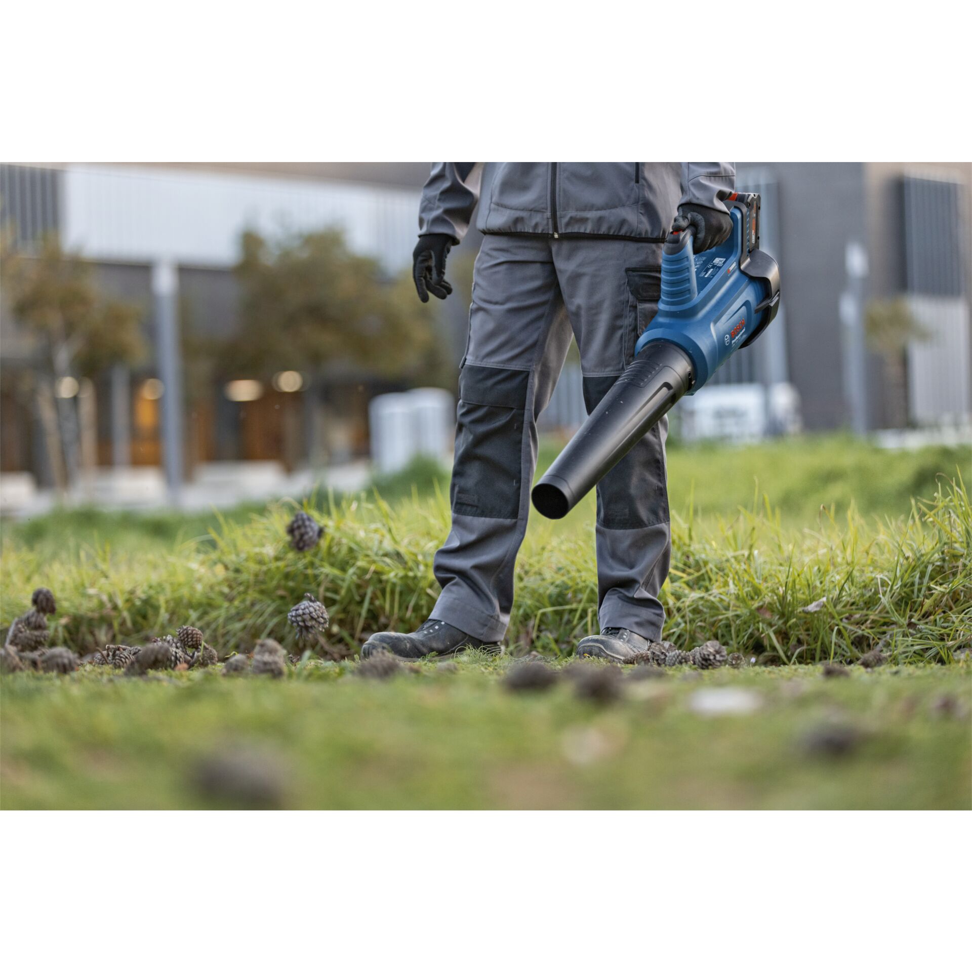 Gras, Rasen, Gerät, Elektrische Bohrmaschine, Handschuh
