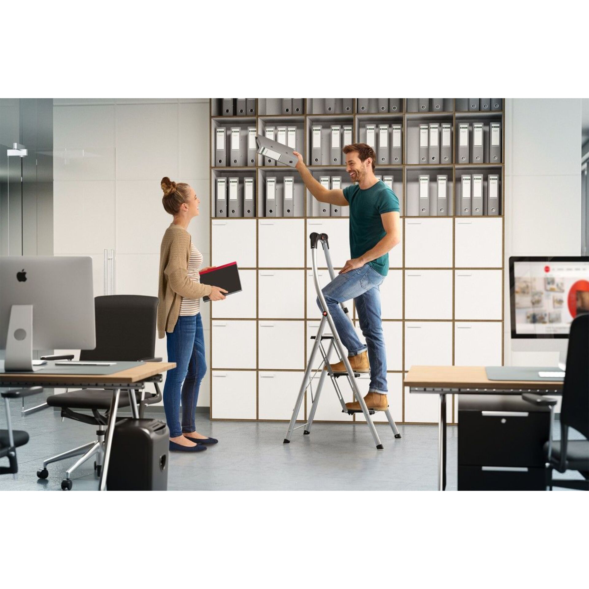 Büro,  Aktenschränke,  Regal,  Leiter,  Arbeitsalltag