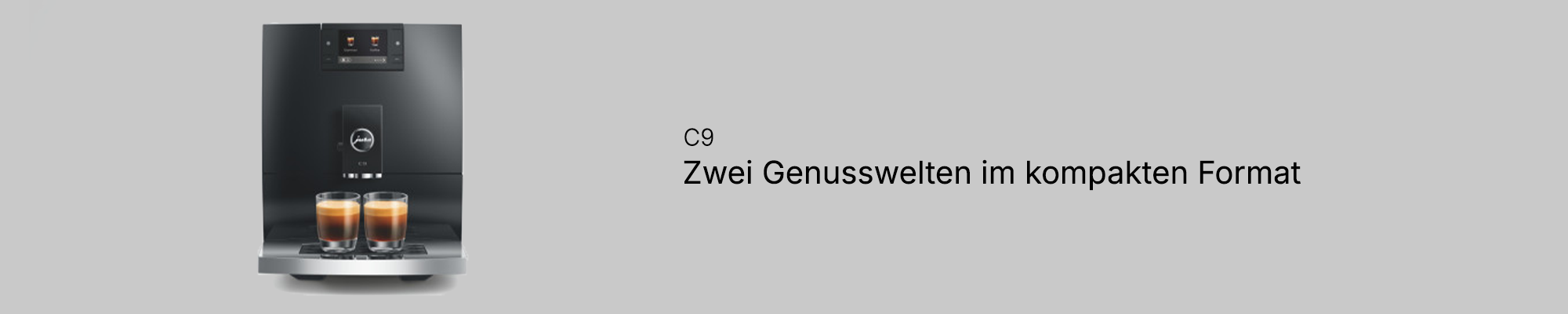 Kaffeemaschine, Espressomaschine, Kompaktformat, 2-Tassen-System, Brühtechnologie
