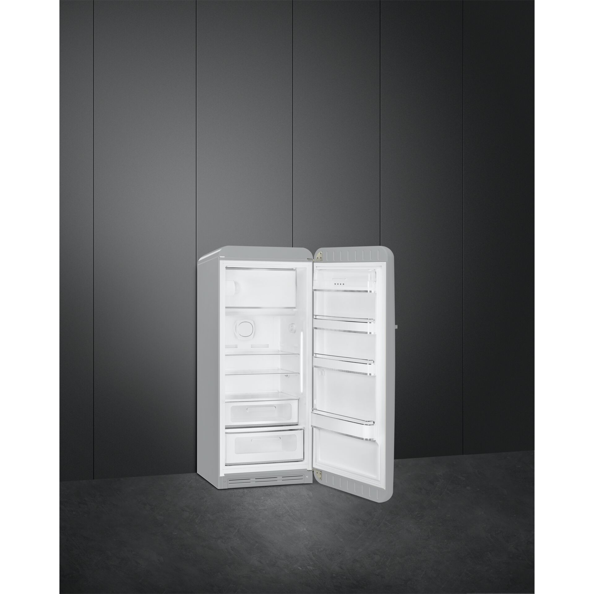 Kühlschrank, Klein, Einbau?, Freistehend, weißer Kühlschrank