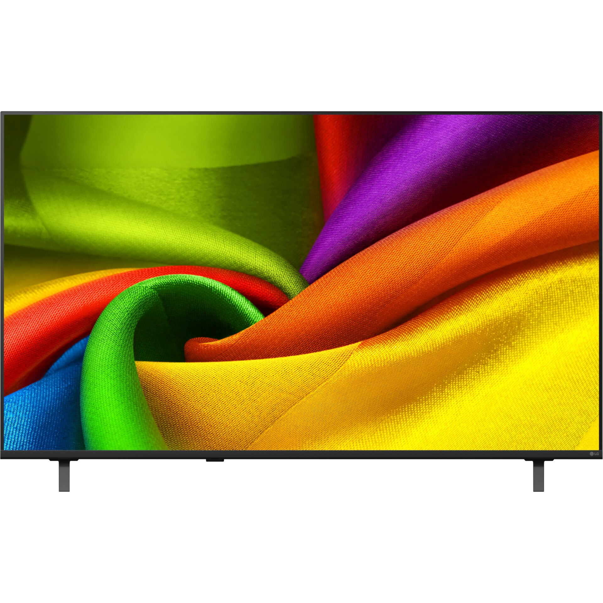 LED-TV, 4K, Flachbildschirm, Buntes Gewebe, Breitbildschirm