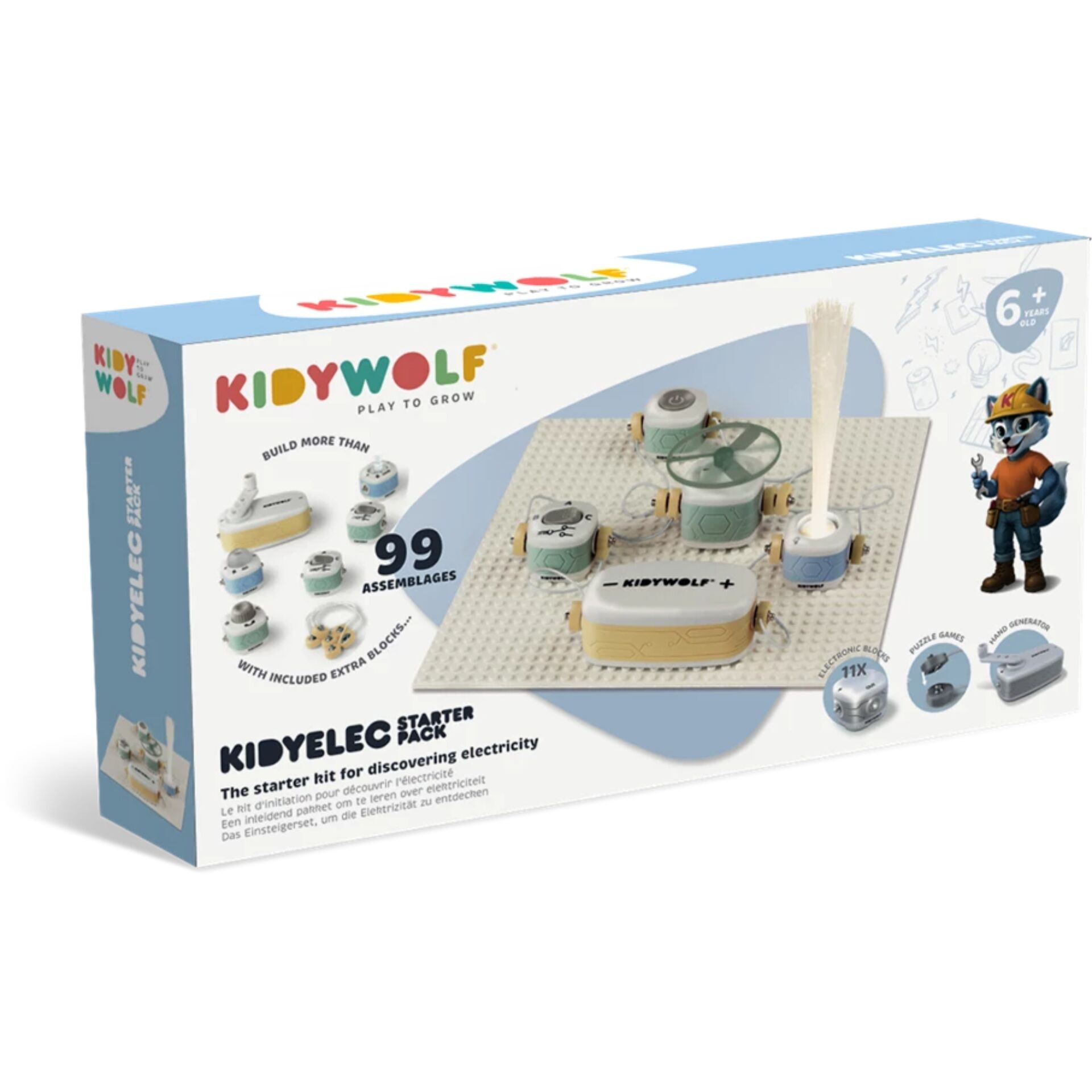 Kinder-Elektrik, Elektrizitäts-Lernset, Baustein-Set, Kinderspielzeug, Lernset